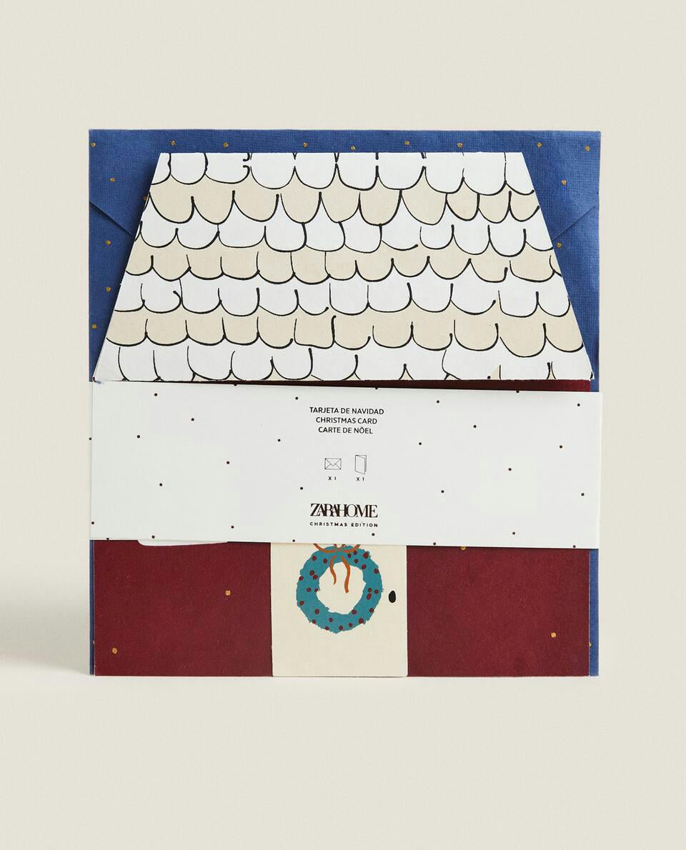 CHILDREN¡¯S CHRISTMAS HOUSE POSTCARD