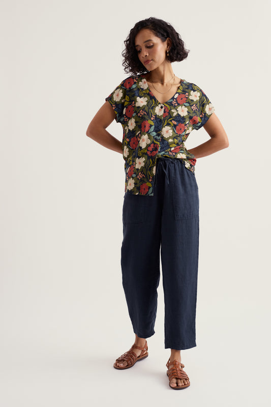 Top in jersey con scollo a V Studio Glass
