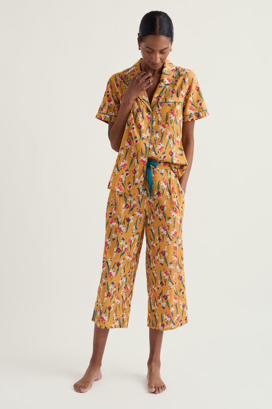 Pyjama oiseaux nicheurs en coton biologique certifié GOTS