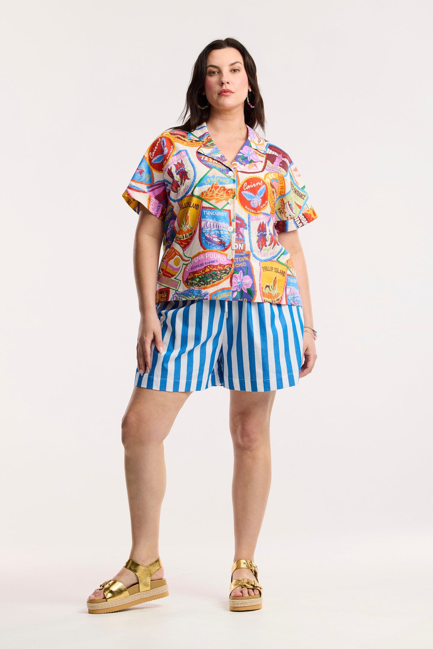 Short rayé Pacifica