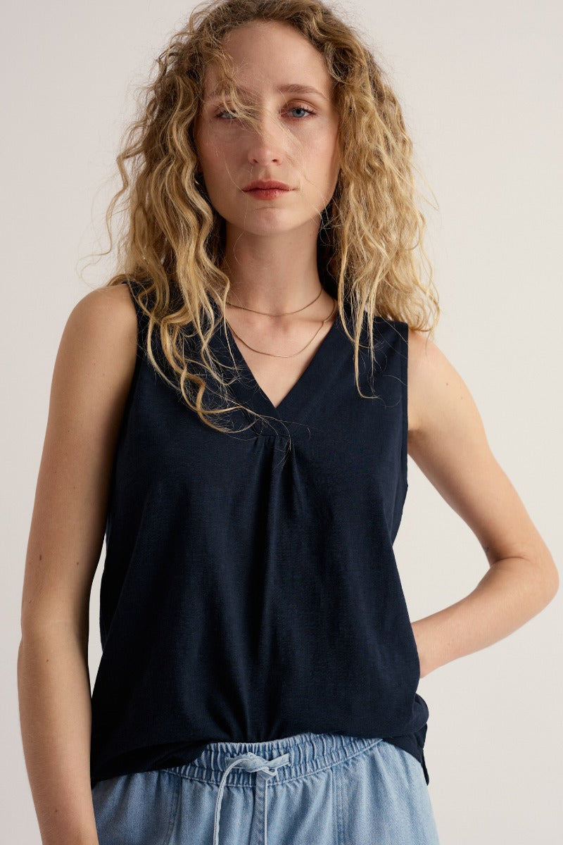 Gilet Achilla con scollo a V