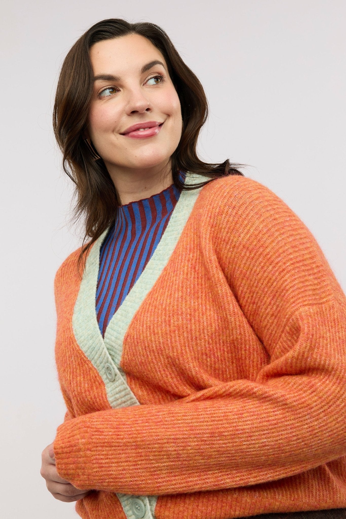Cardigan en mohair Aurora