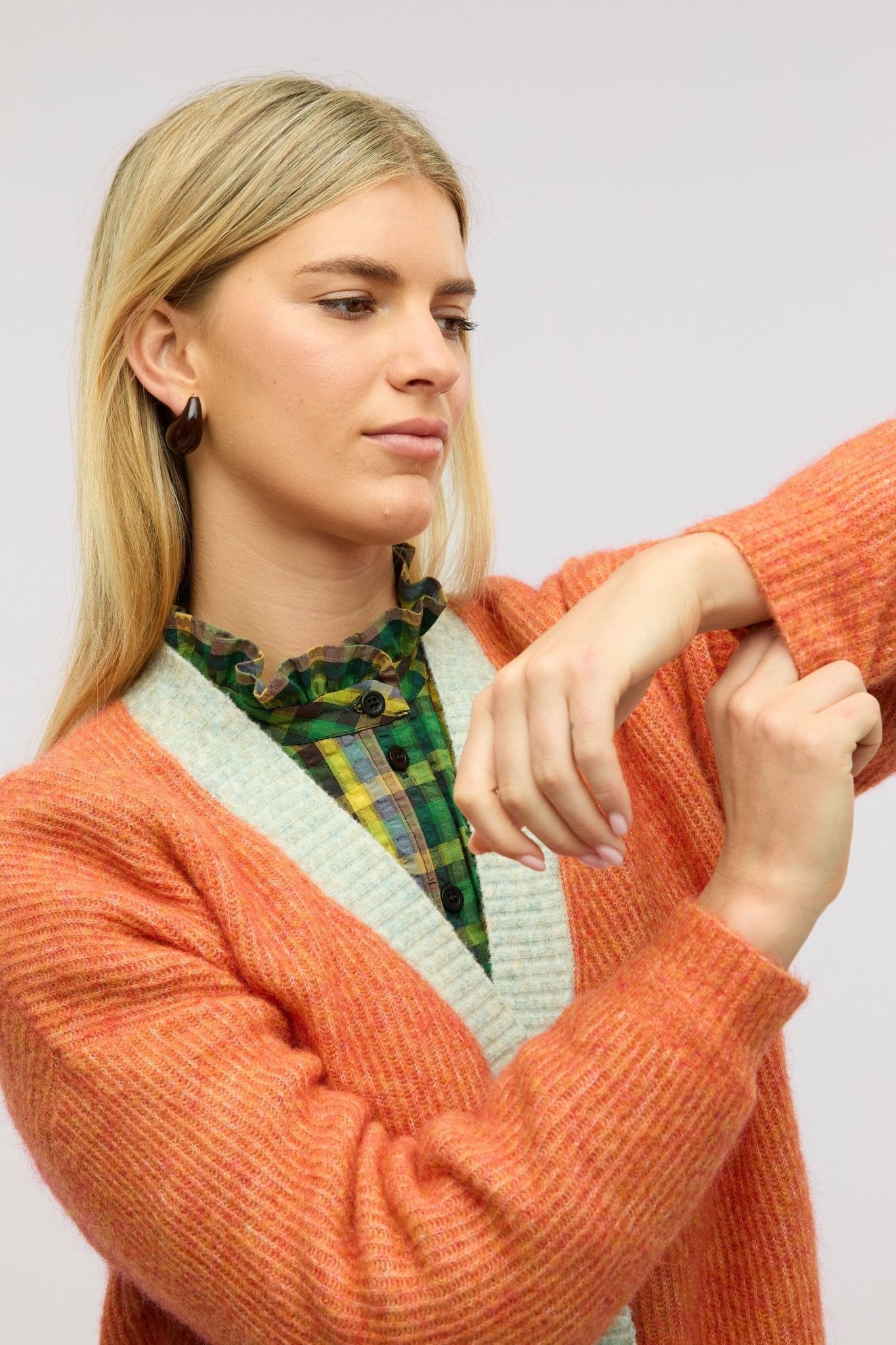 Cardigan en mohair Aurora