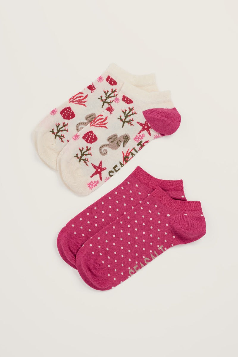 Lot de 2 paires de socquettes Arty en bambou