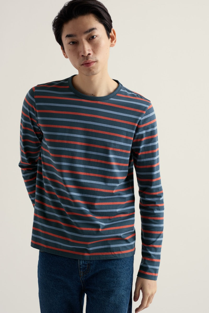 Maglia Uomo a Girocollo Sailor in Cotone Organico Certificato GOTS
