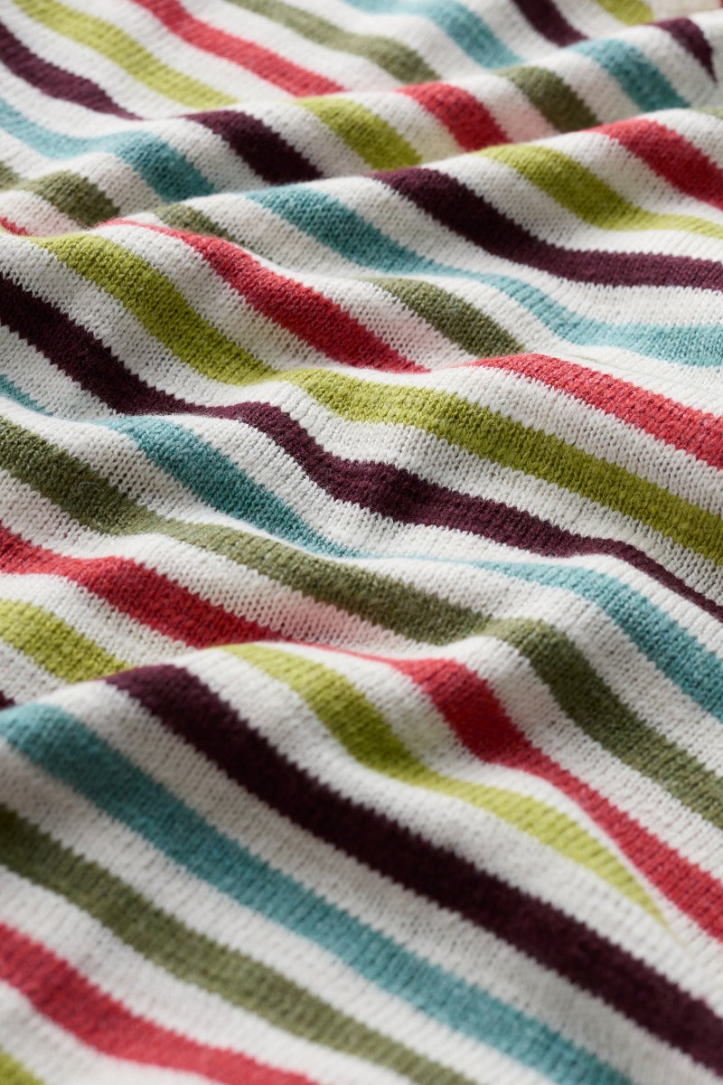 Pull rayé Knavock en lin et coton biologique