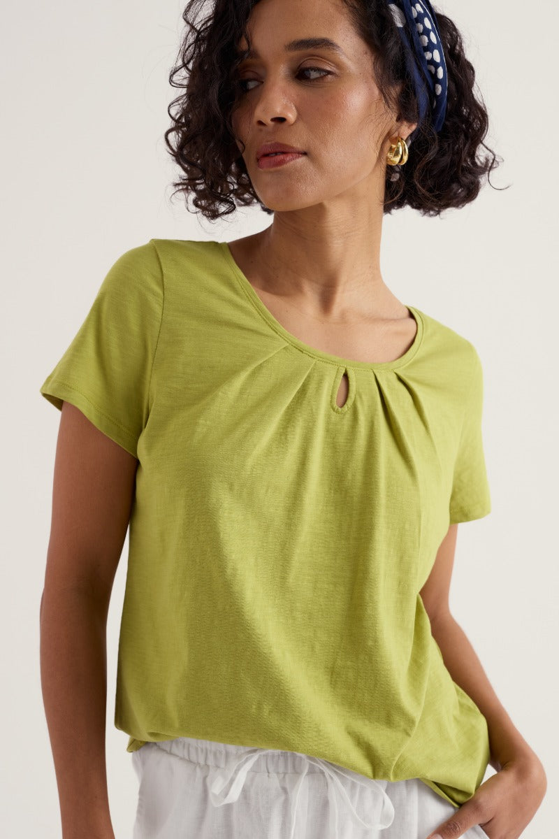 T-shirt Appletree à découpe en trou de serrure