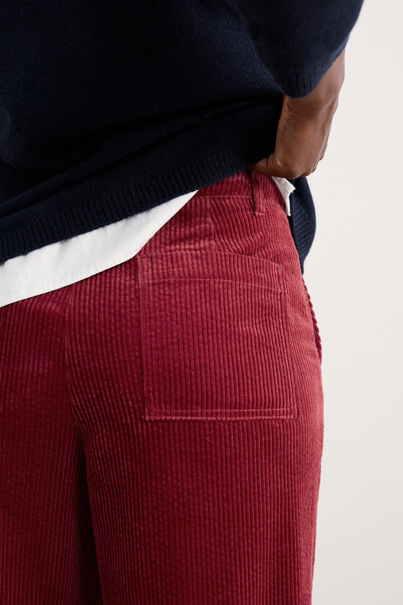 Pantaloni in Velluto a Coste Asphodel