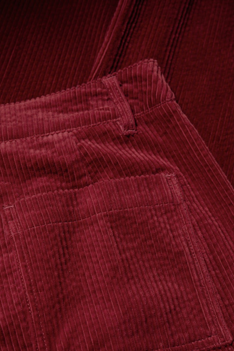 Pantaloni in Velluto a Coste Asphodel