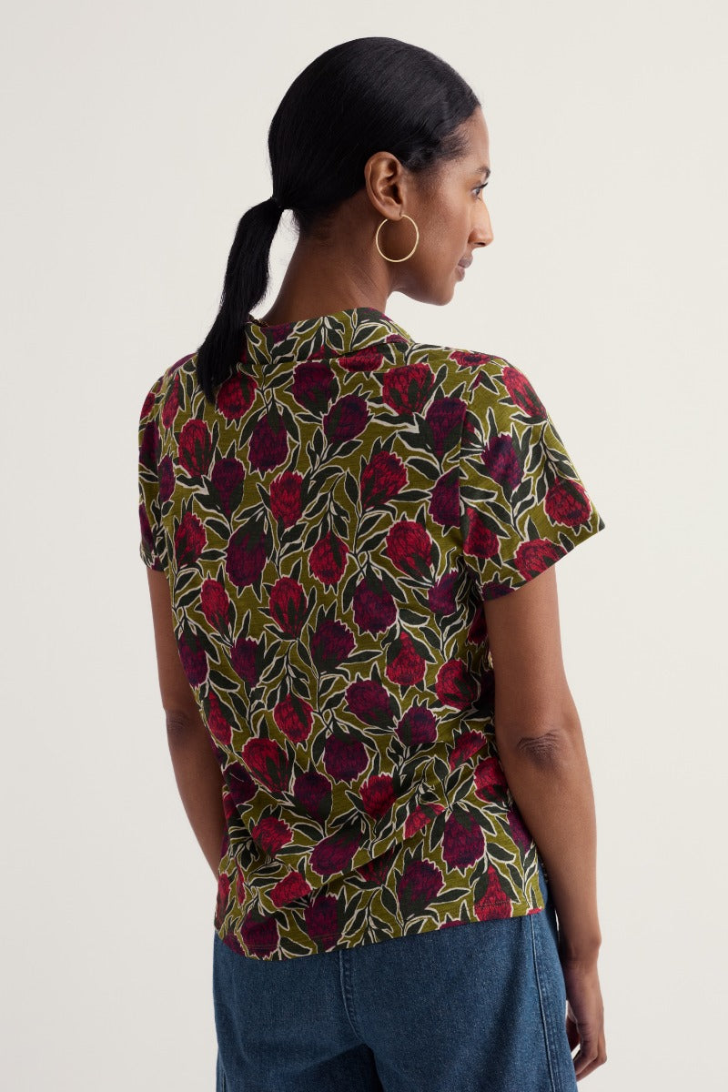 Chemise à manches courtes Wavecrest en jersey