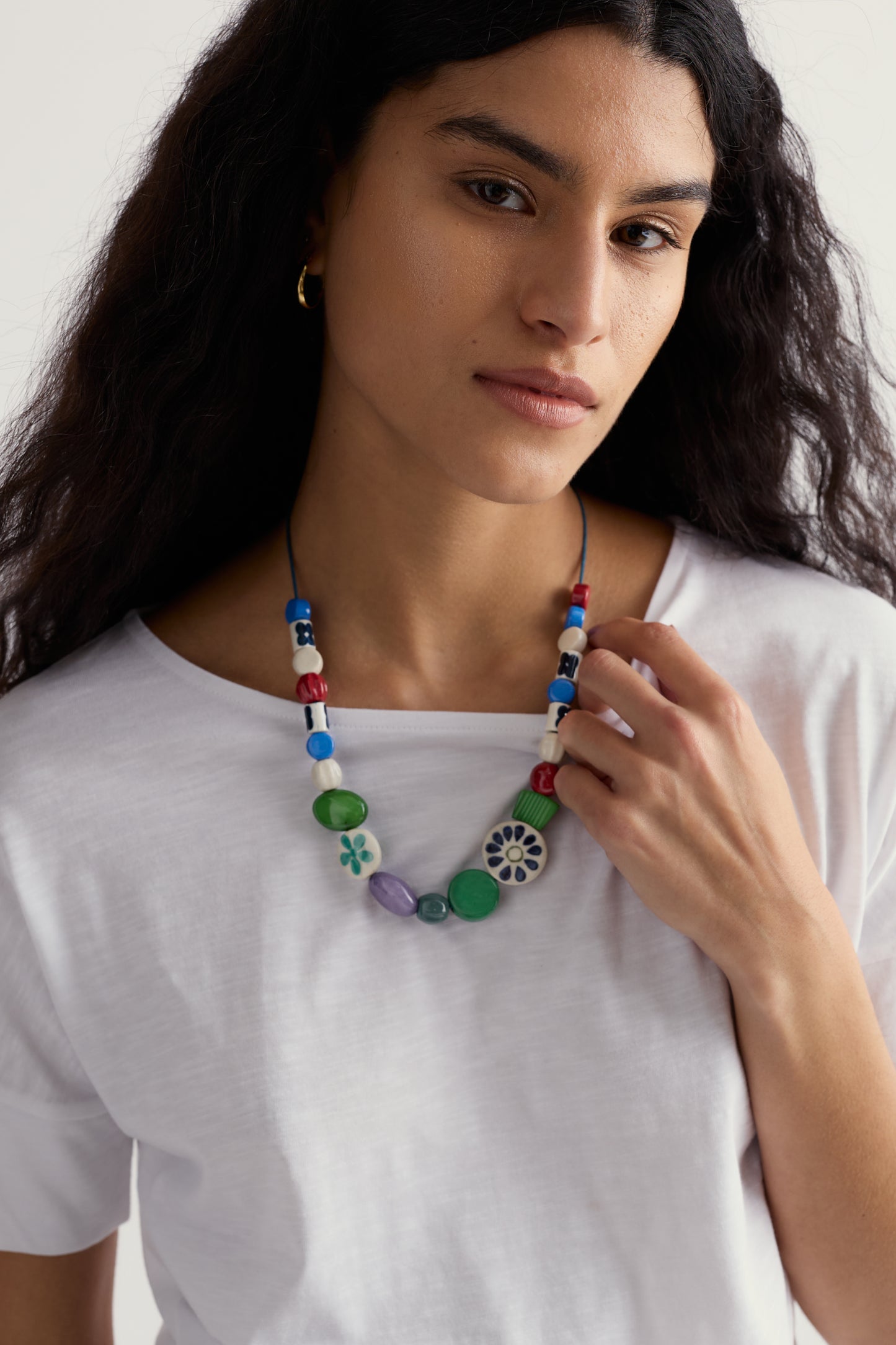 Collier de perles éclosion de bourgeons