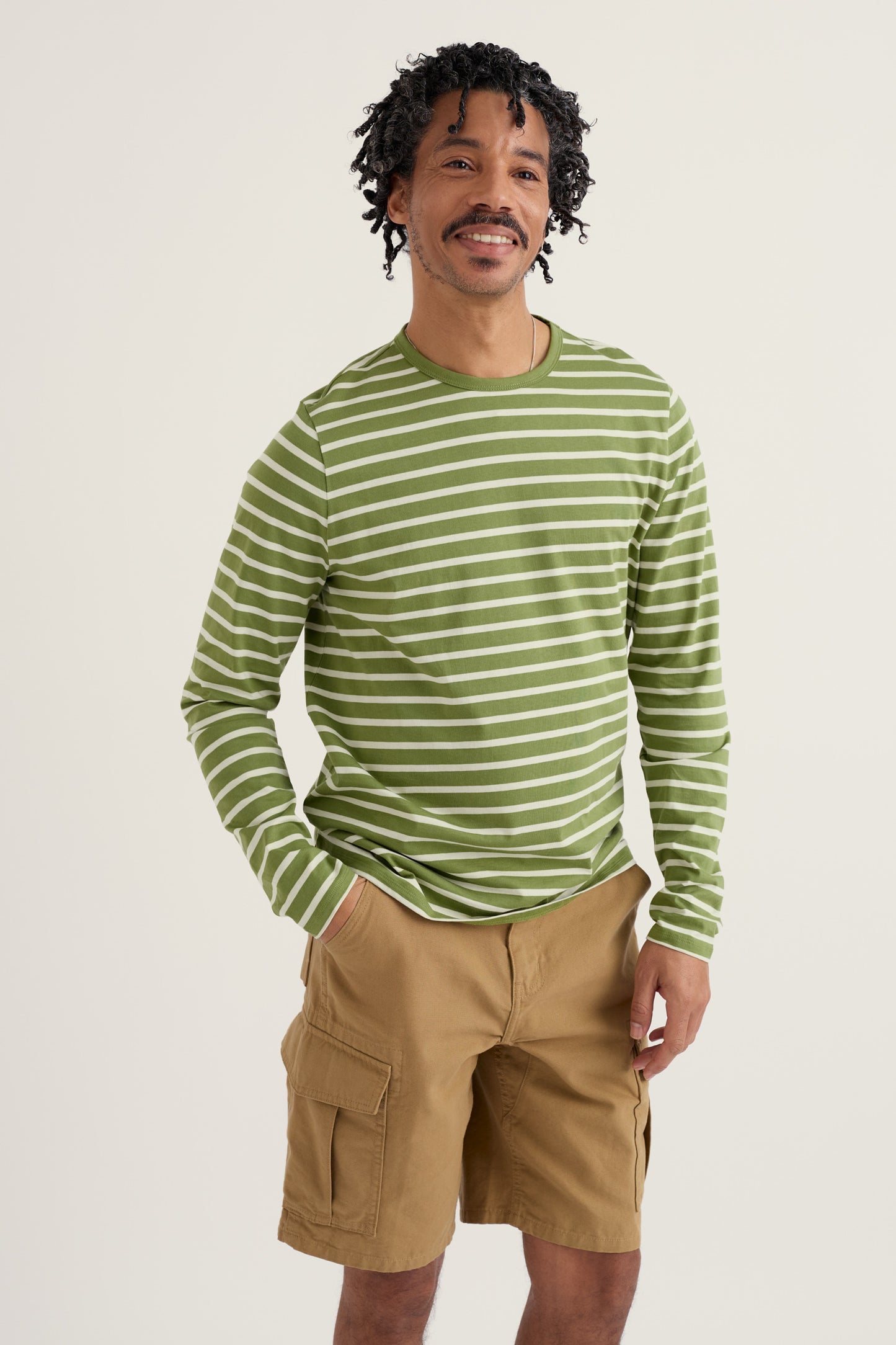 Maglia Uomo a Girocollo Sailor in Cotone Organico Certificato GOTS