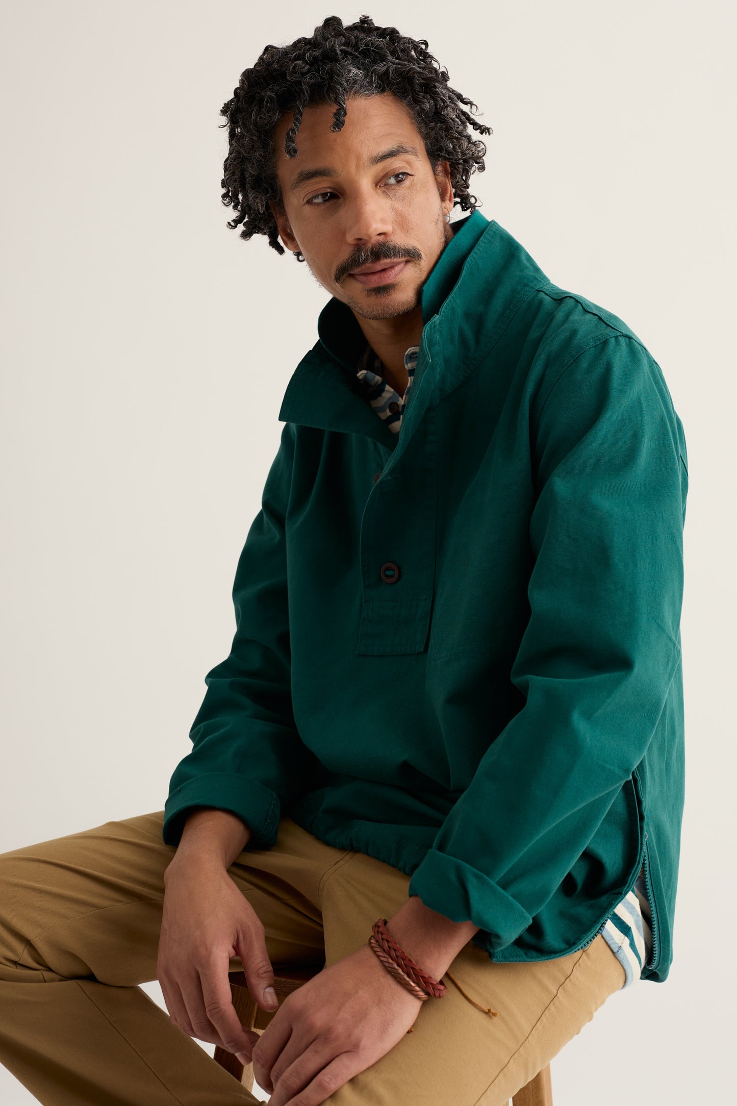 Pullover Uomo Clay Stone in Cotone Organico