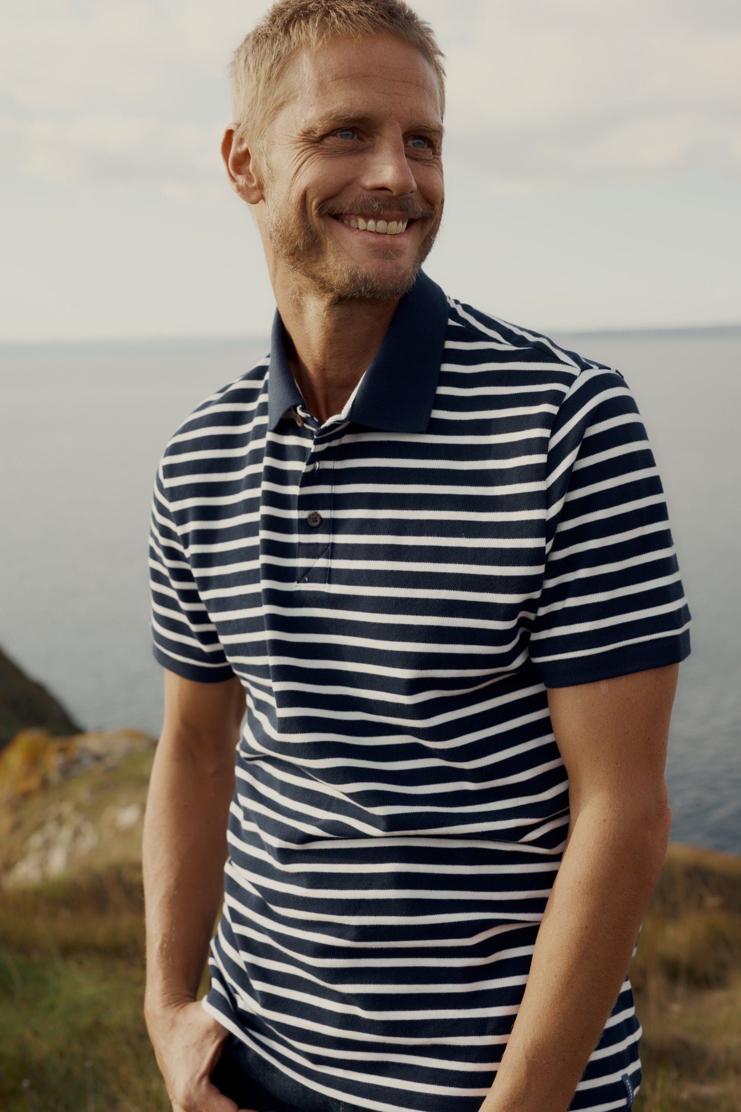 Polo Uomo Balefire a Righe in Cotone Organico