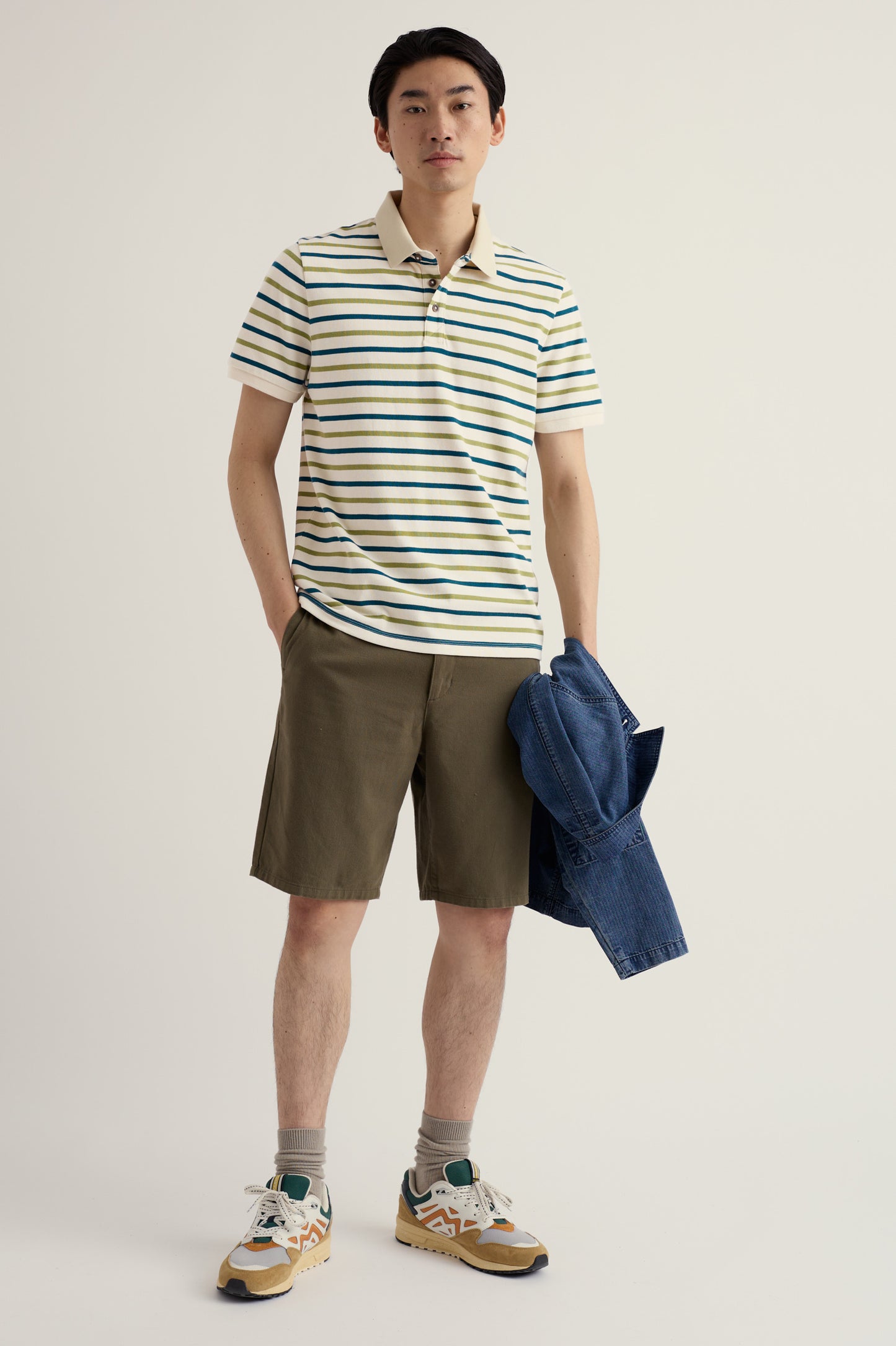 Polo Uomo Balefire a Righe in Cotone Organico