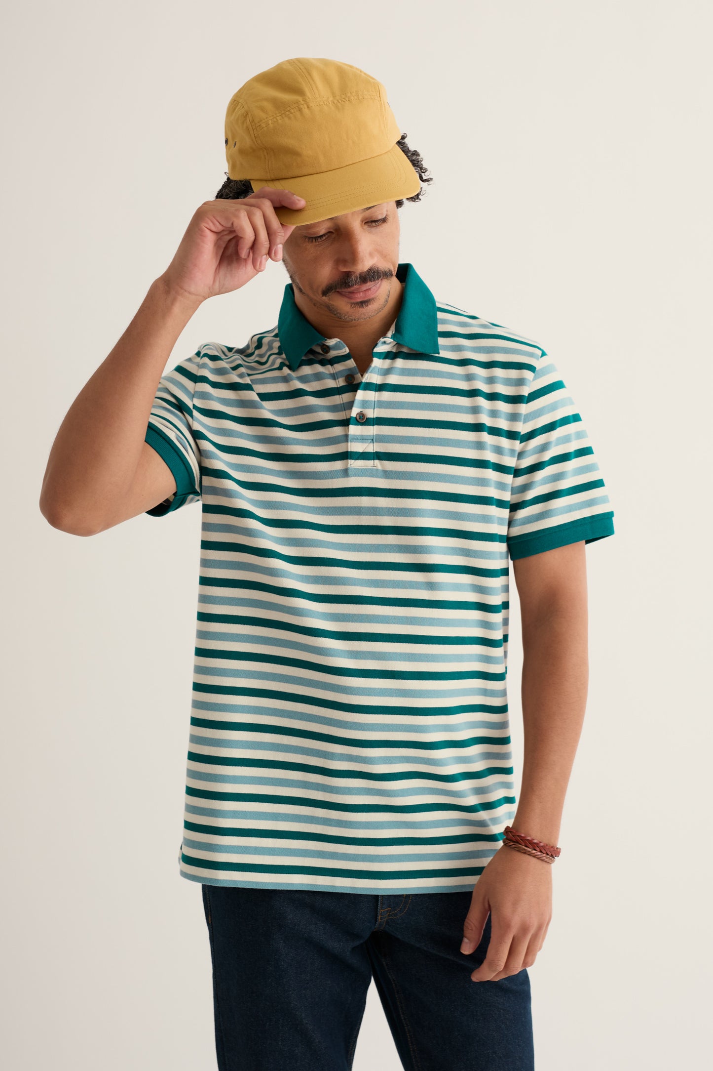 Polo Uomo Balefire a Righe in Cotone Organico