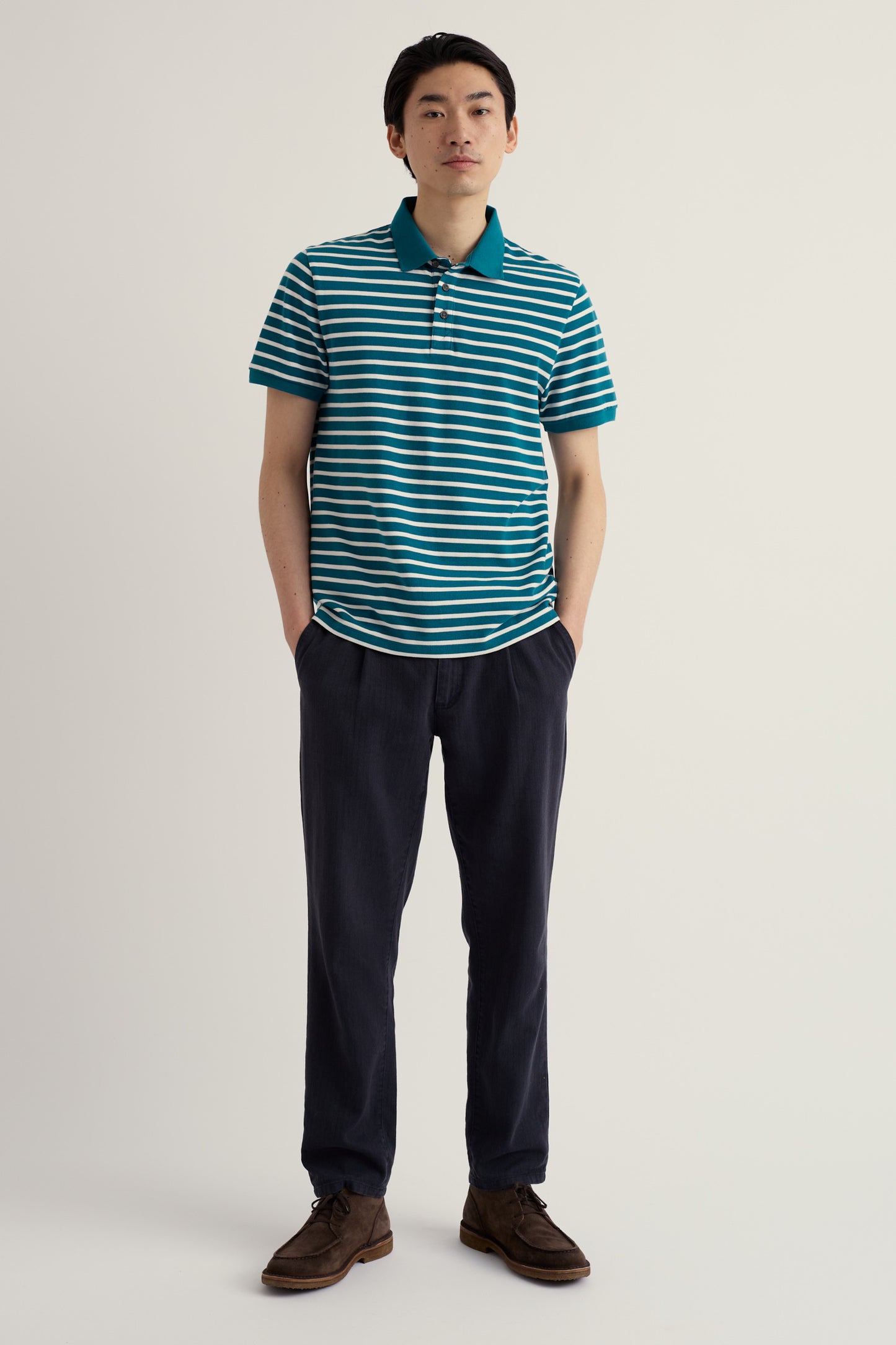 Polo Uomo Balefire a Righe in Cotone Organico