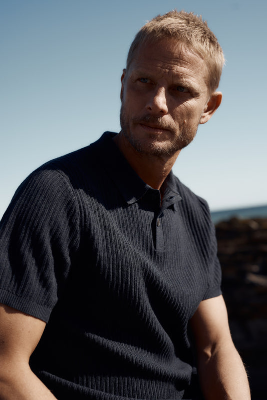 Polo Uomo Koeswik in Cotone Organico Lavorato a Maglia