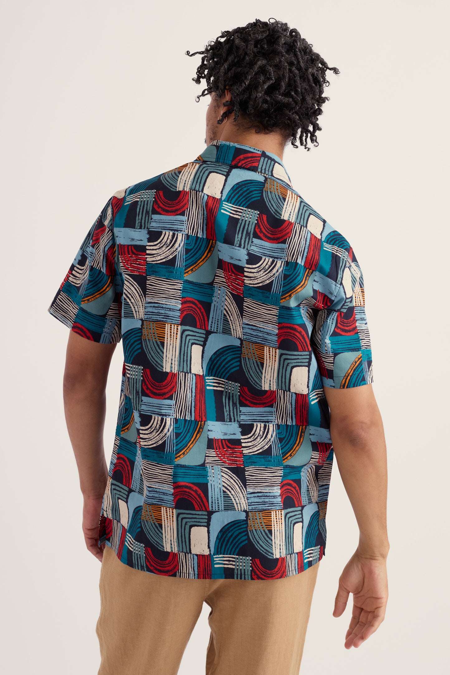 Camicia Uomo Maniche Corte Godrev Poplin