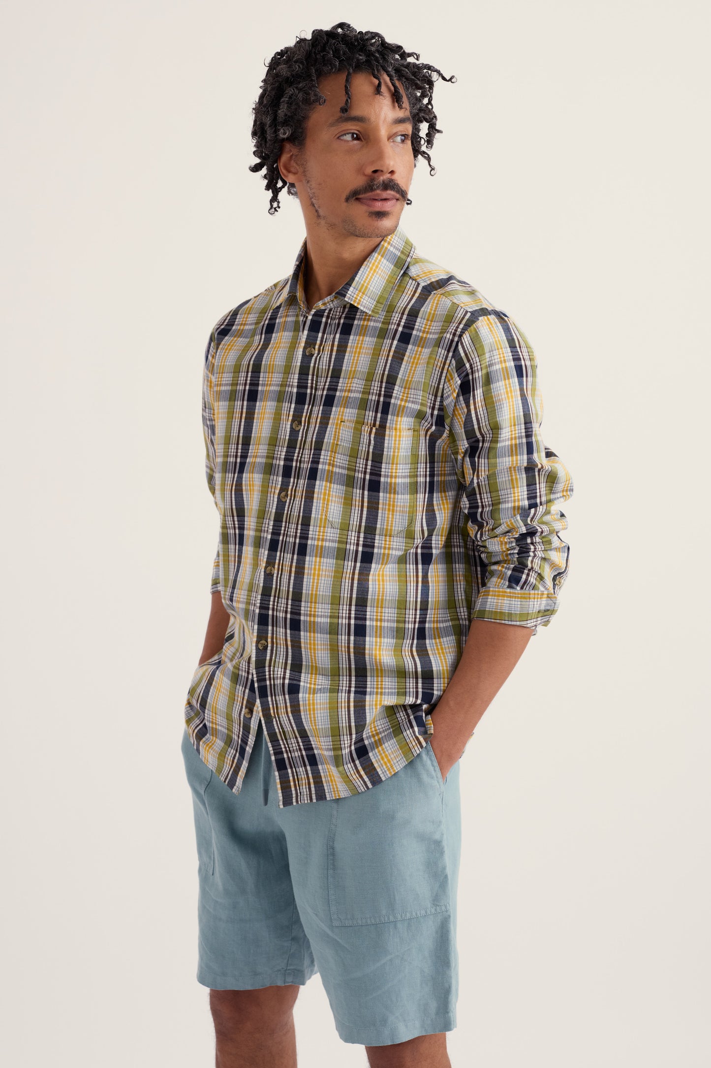 Camicia Uomo Banyan a Quadri in Cotone