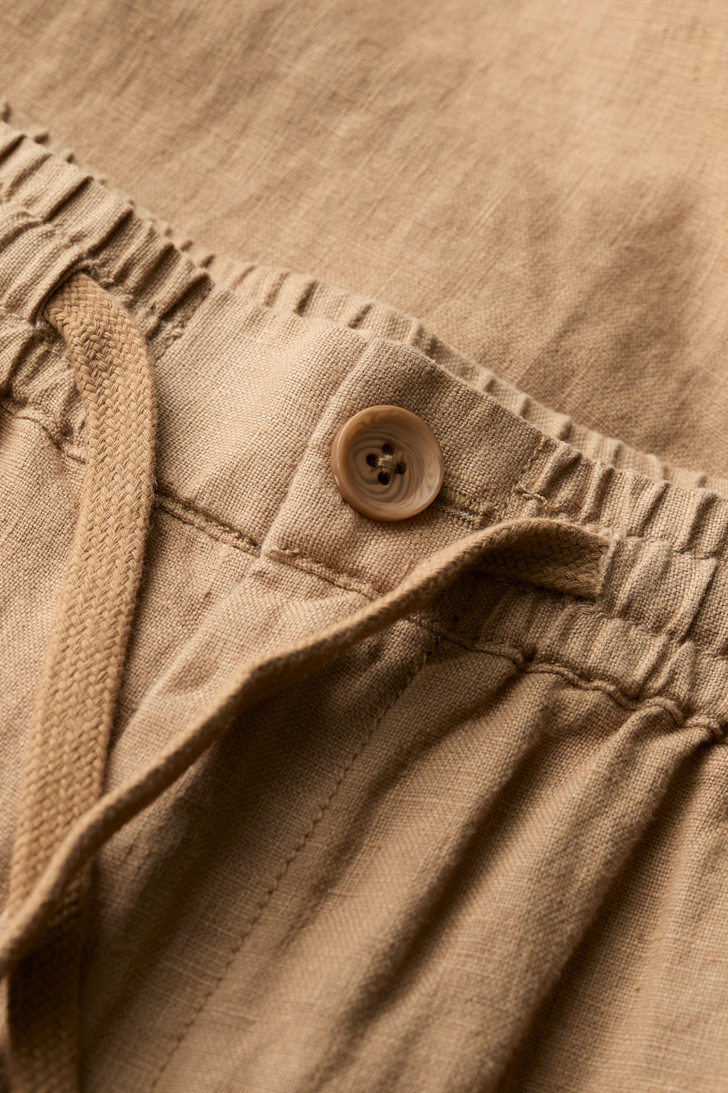 Pantaloni Uomo Crewman in Lino con Cintura