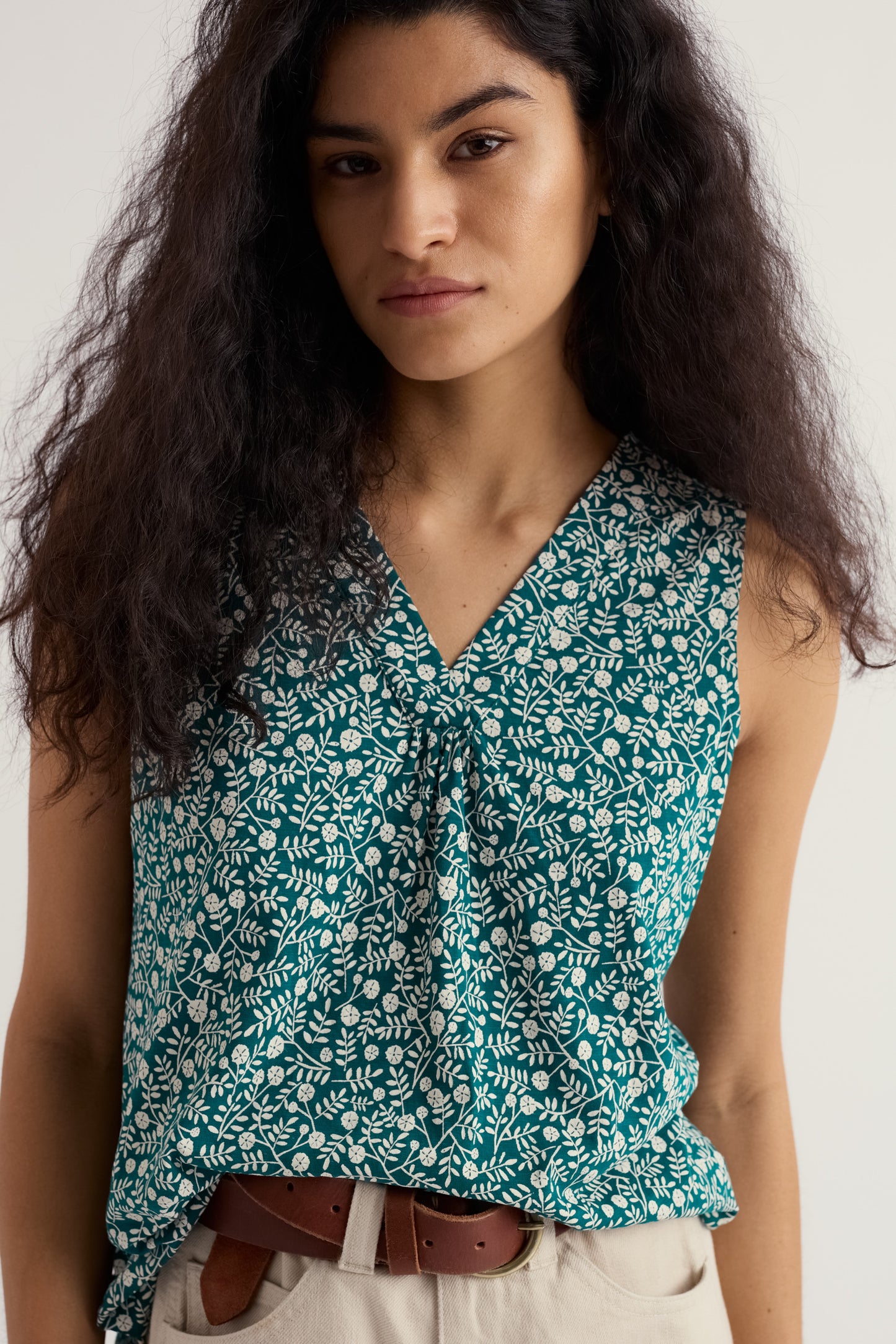 Gilet Achilla con scollo a V