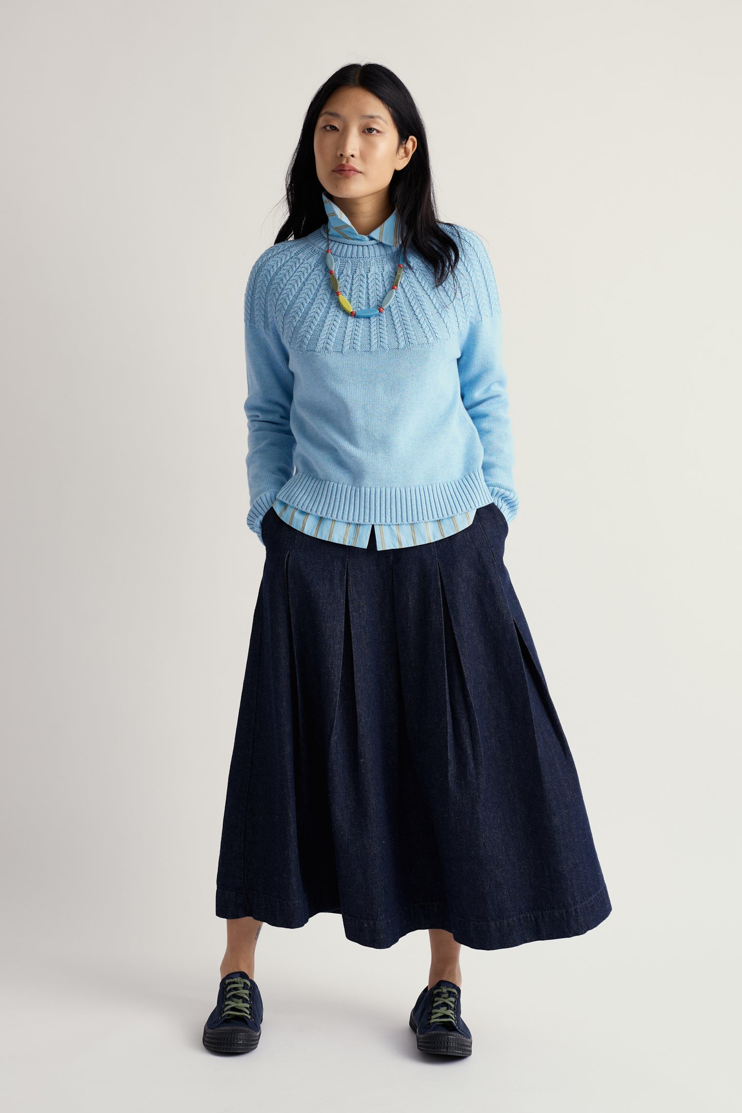 Pull en coton biologique Traquet motteux
