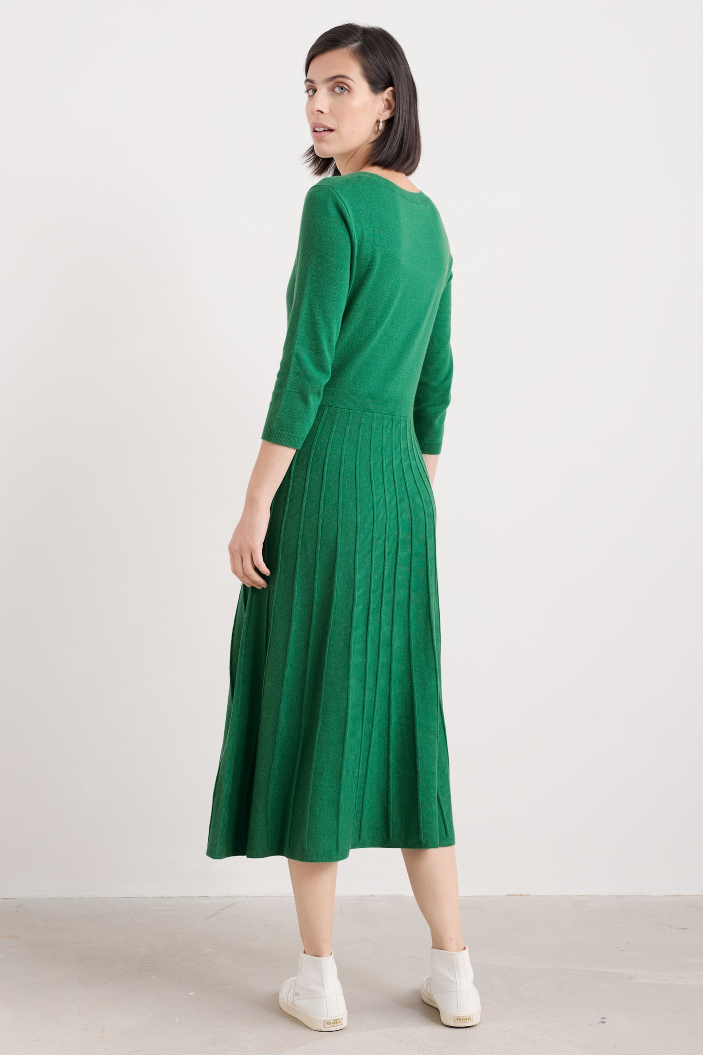 Robe Midi Tricotée Folk Song