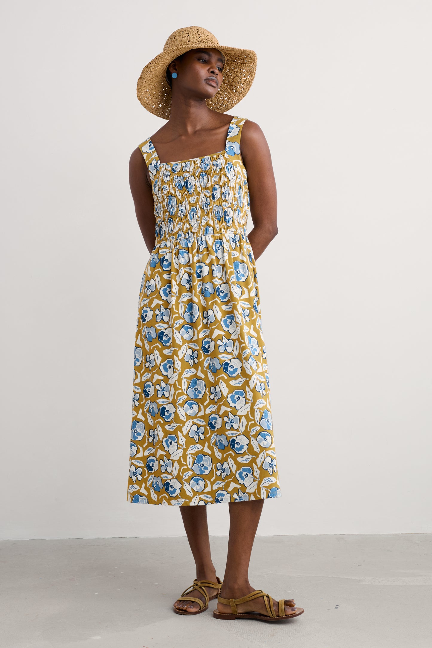 Abito estivo in jersey con smock Summer Buoy
