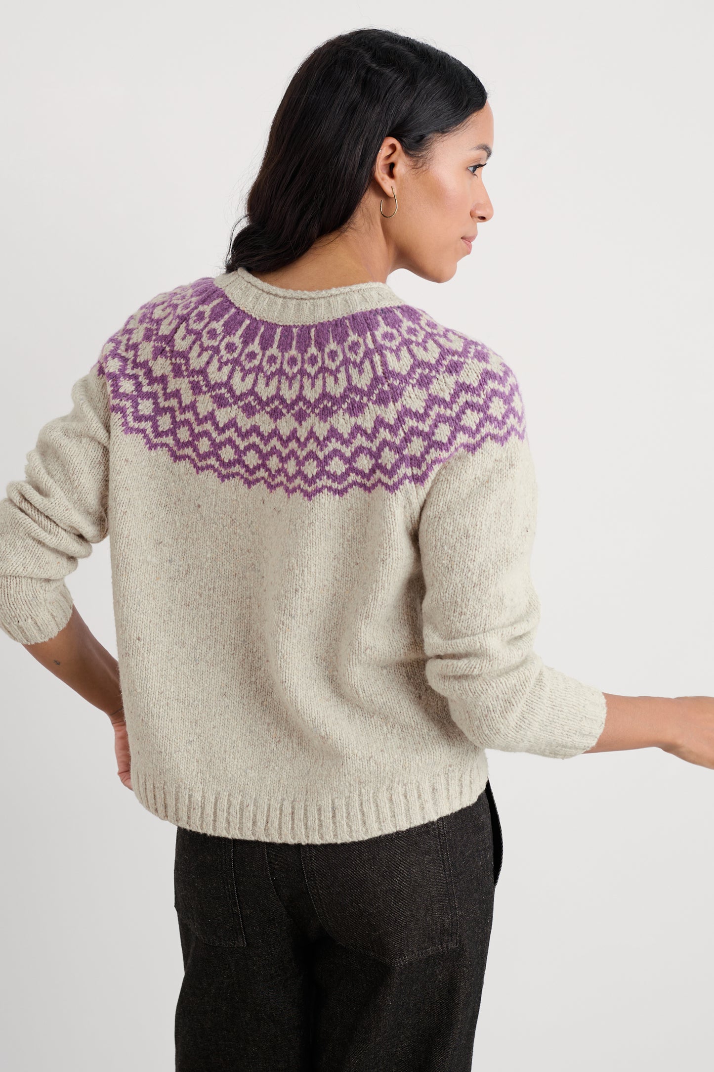 Maglione Port Kinnis Fair Isle con Merino