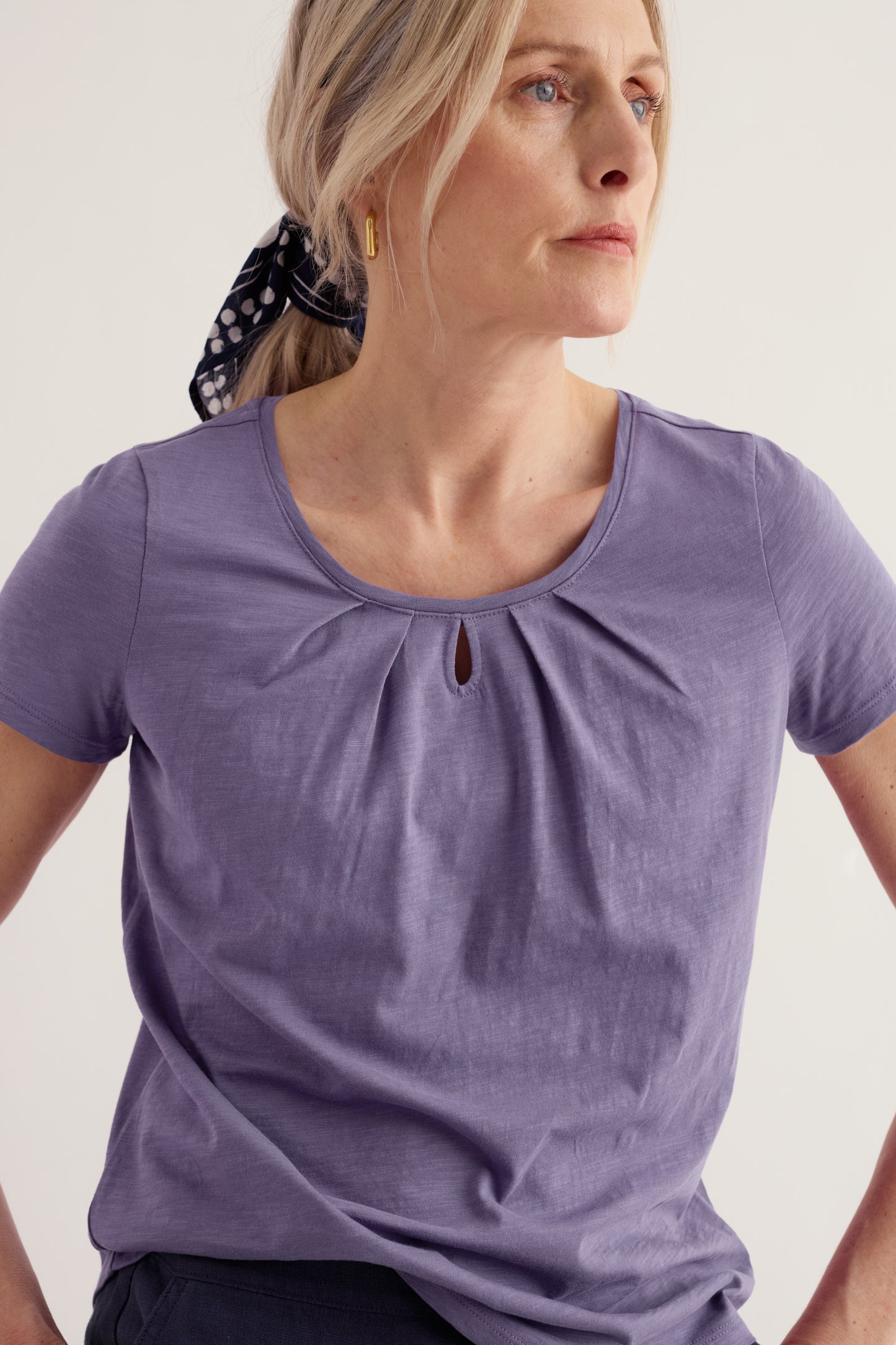 T-shirt Appletree à découpe en trou de serrure