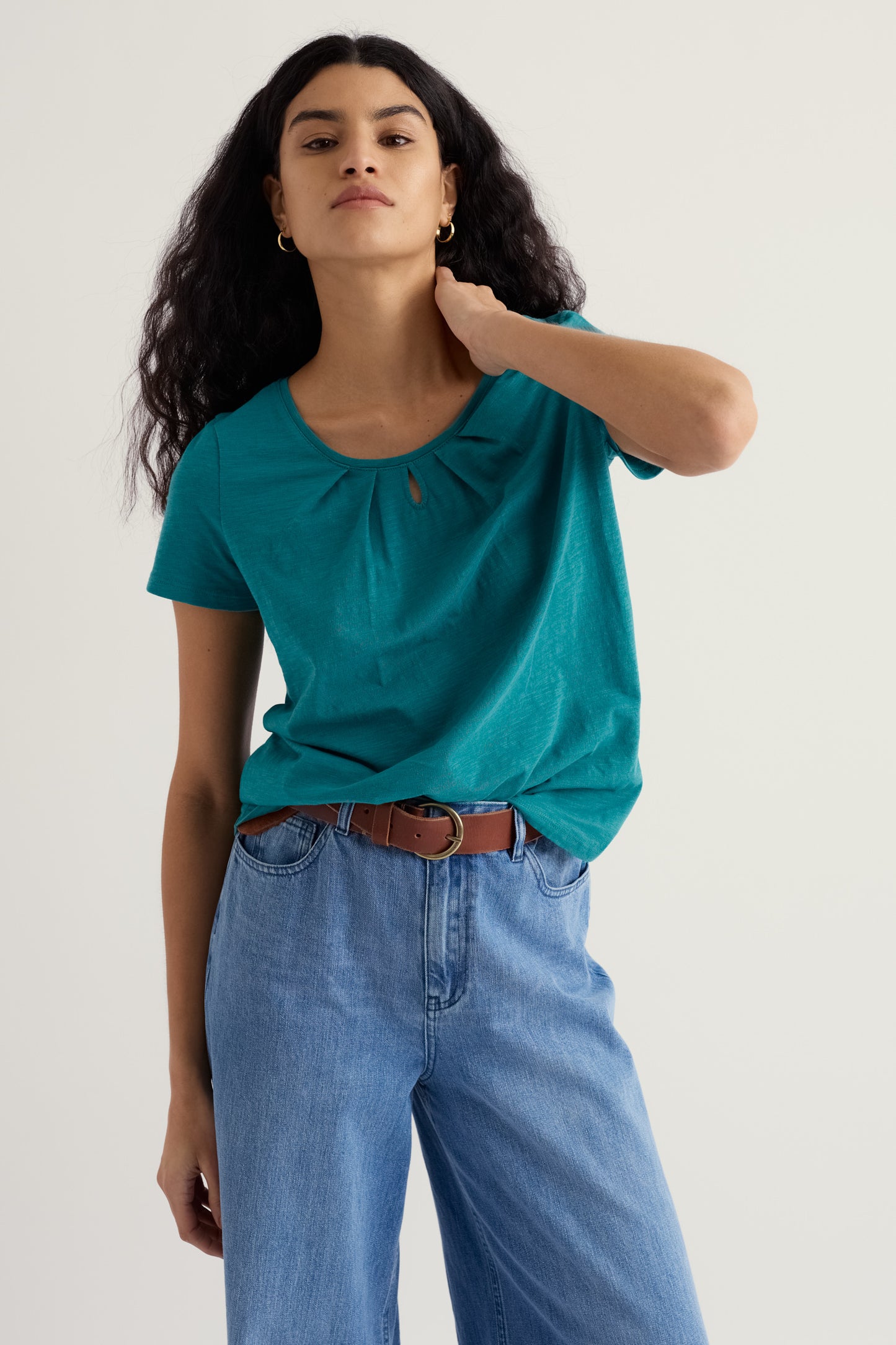 T-shirt Appletree à découpe en trou de serrure