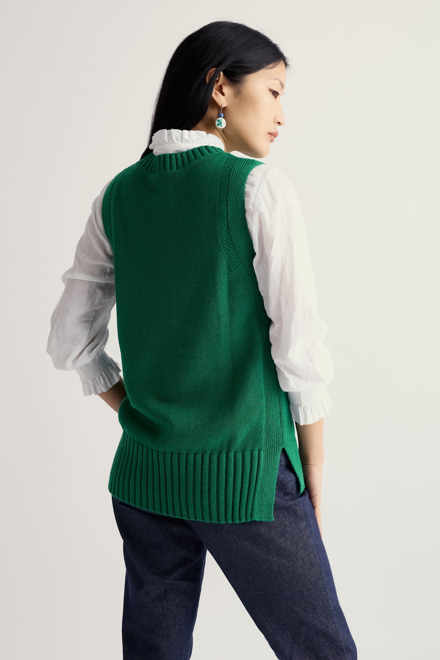 Gilet Redstart lavorato a maglia  