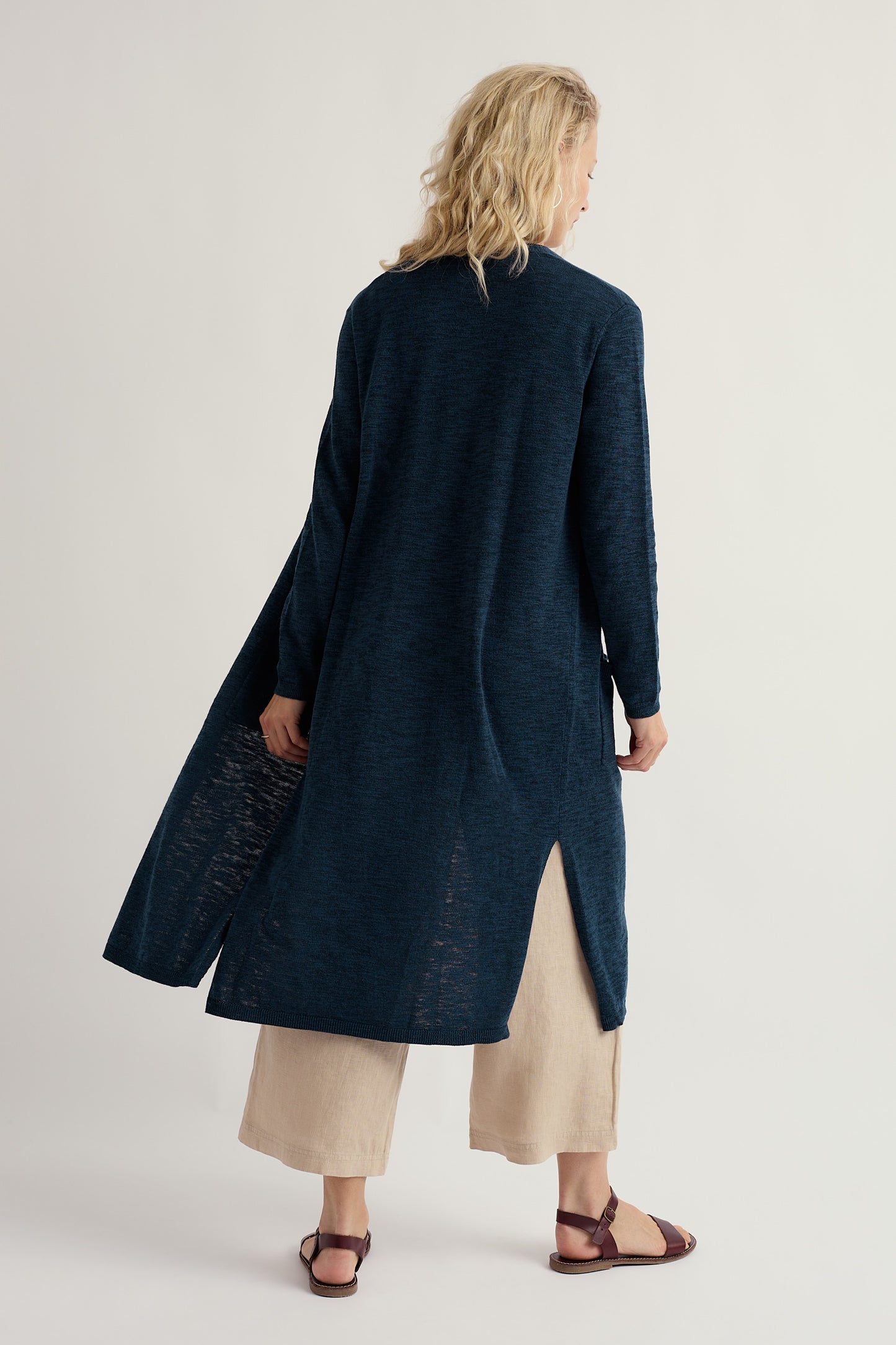 Cardigan Lungo Apple Rose