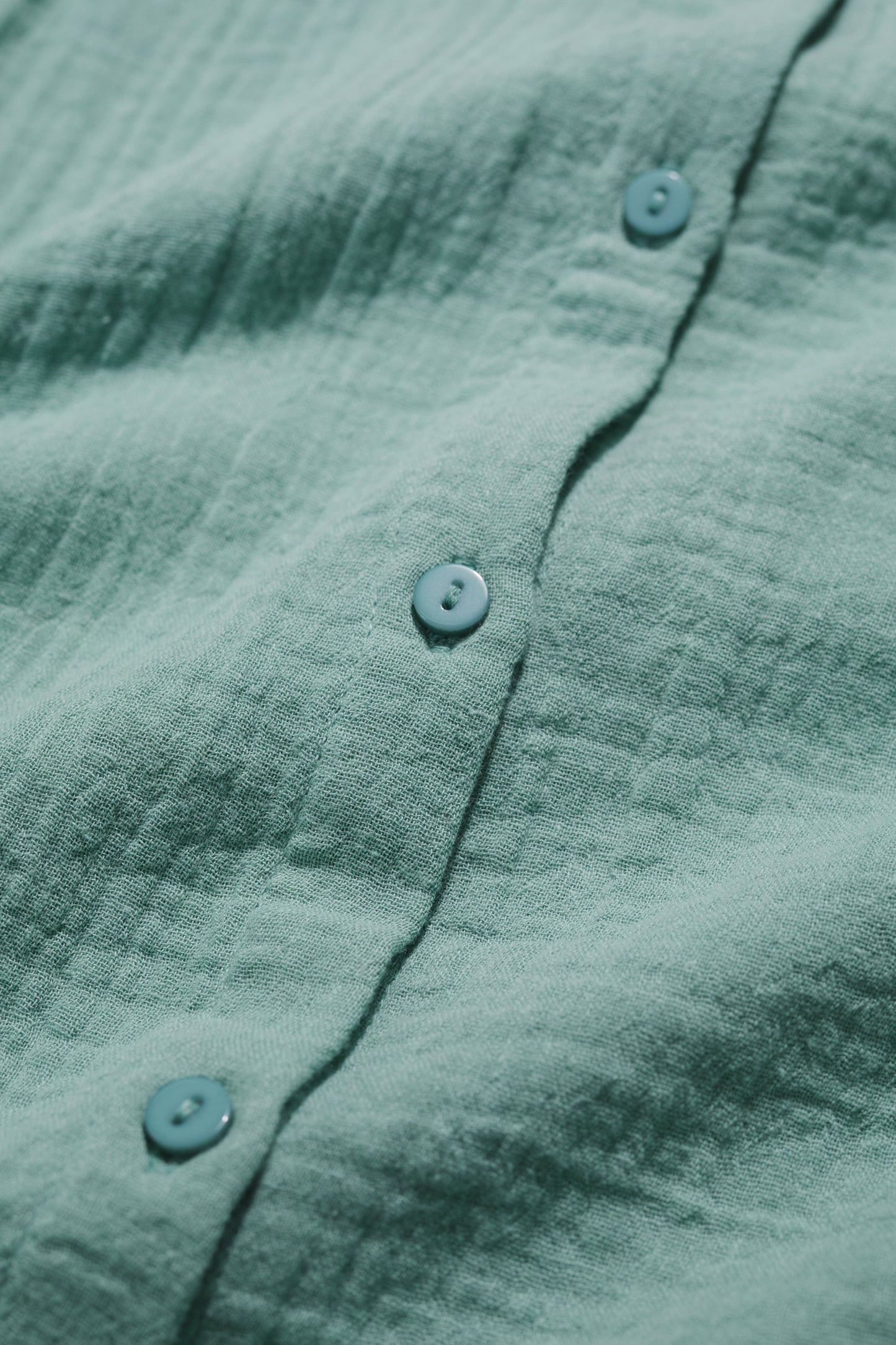Camicia con volant Shore Path in cotone biologico GOTS
