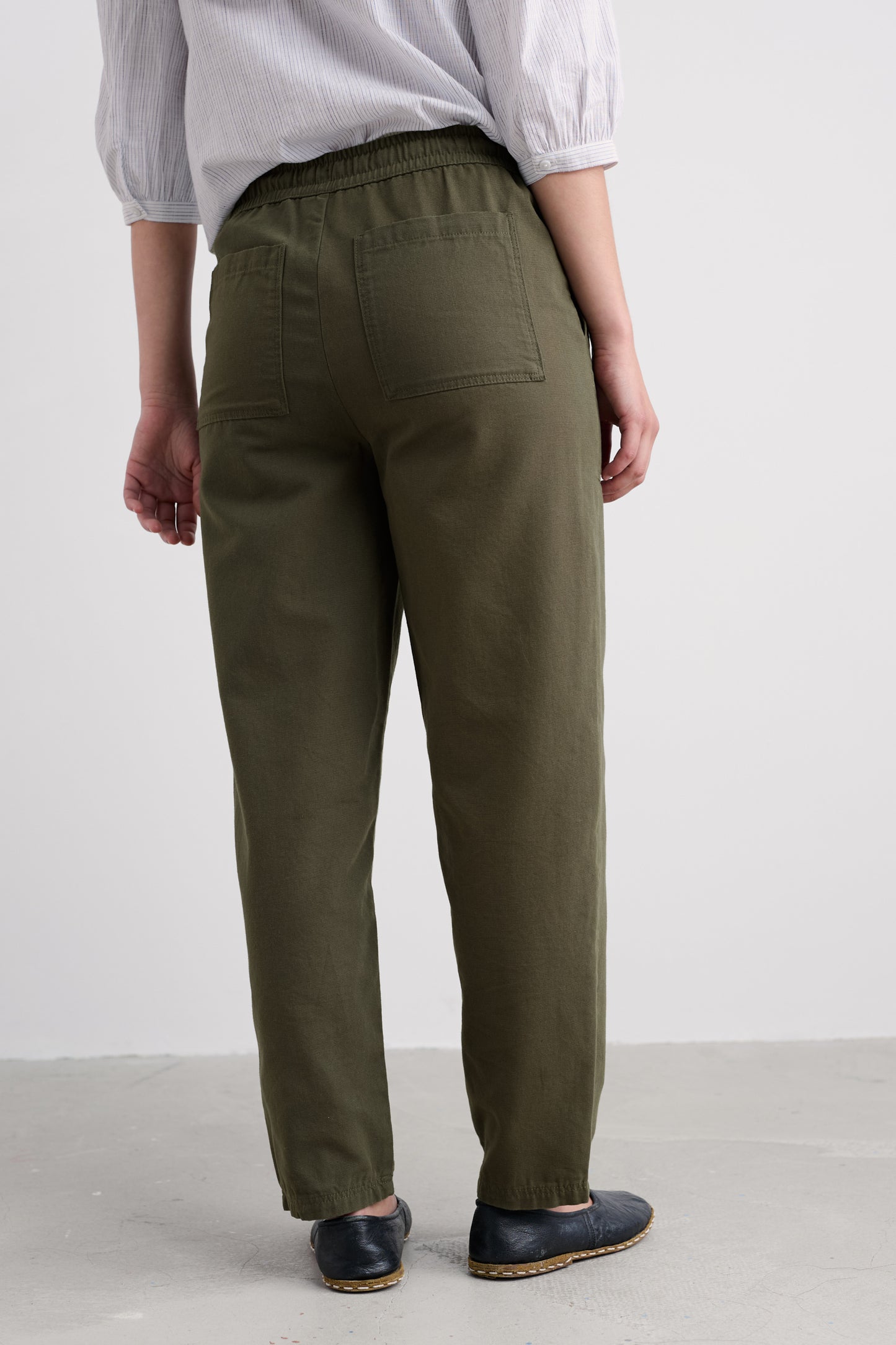 Pantaloni in Tela di Cotone Organico Sholl