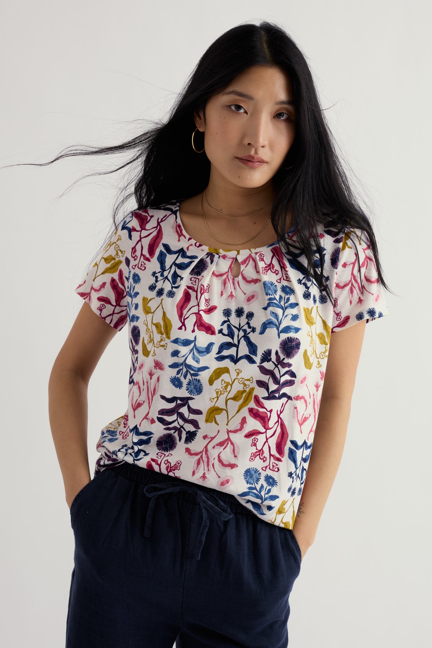 T-shirt Appletree à découpe en trou de serrure