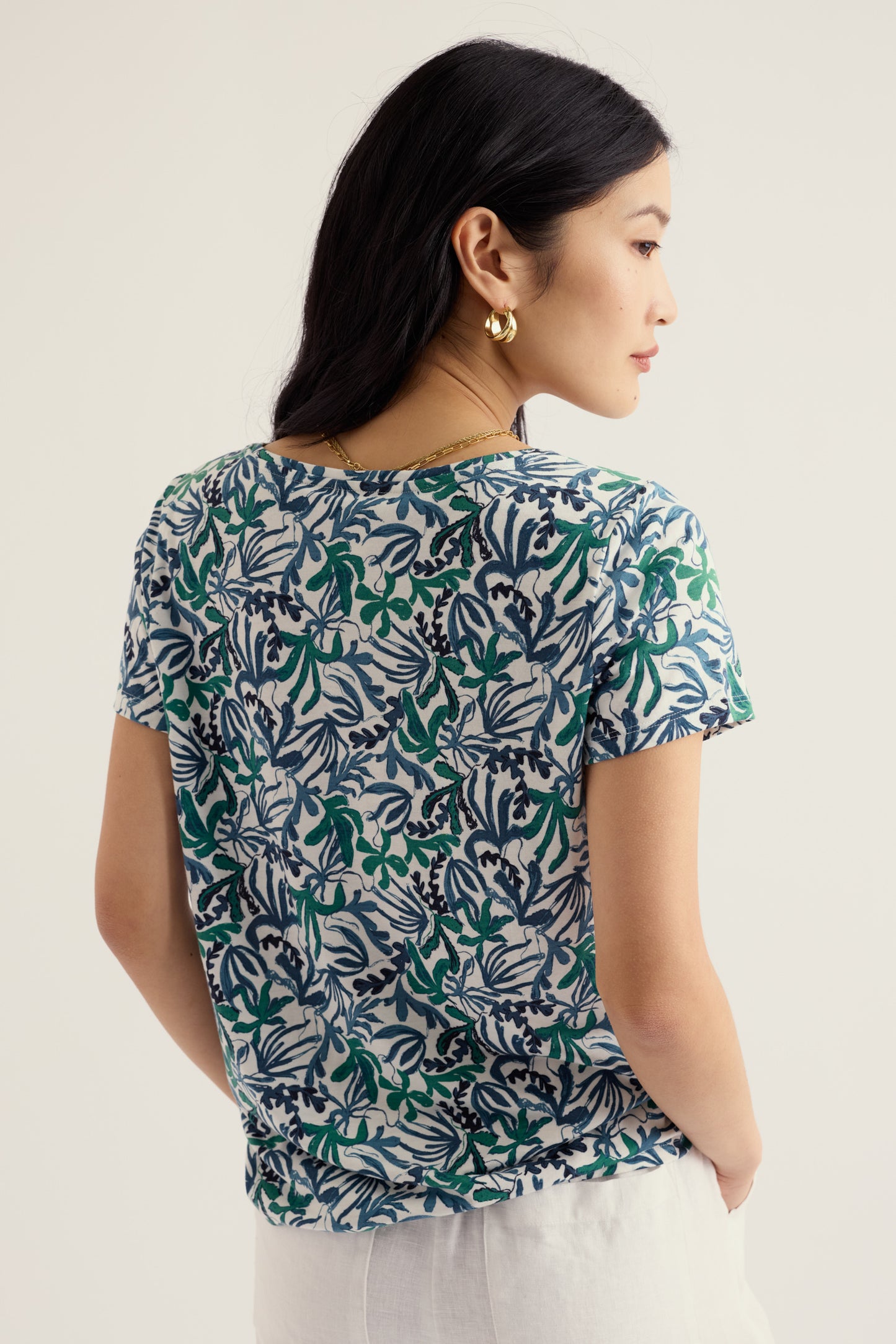 T-shirt Appletree à découpe en trou de serrure