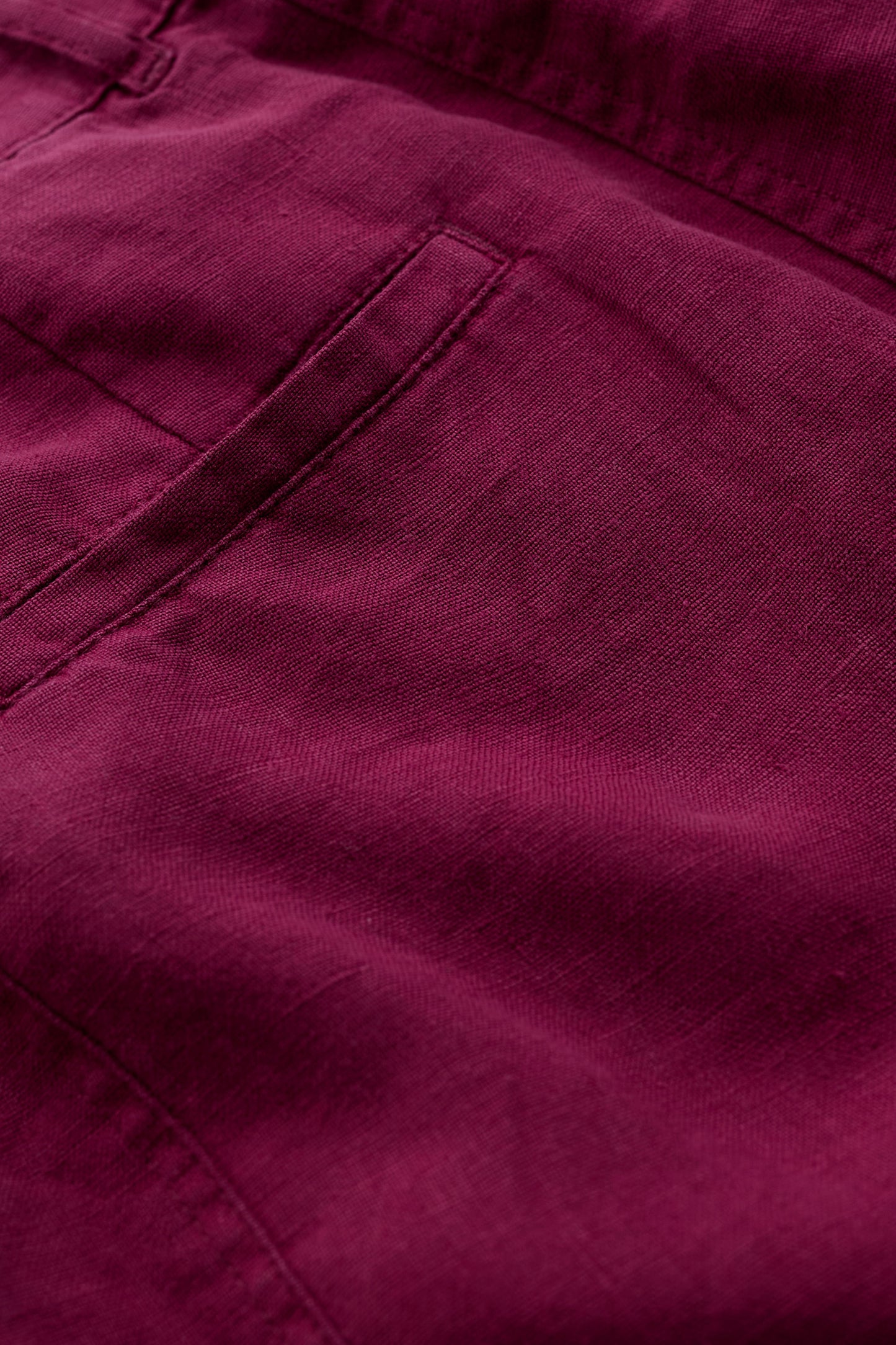 Shorts en lin taille haute Lowarth