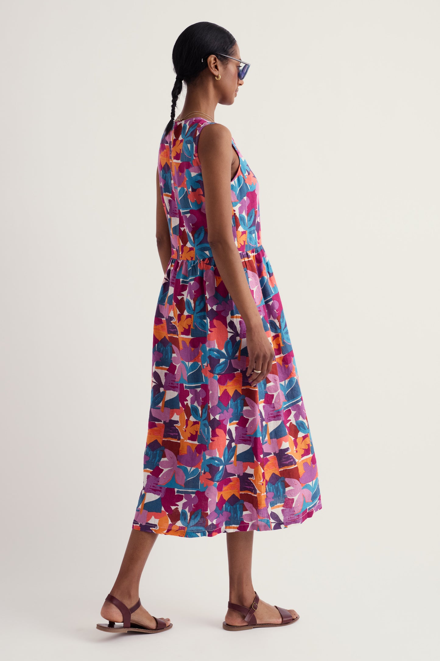 Robe en lin sans manches Lowland Heather