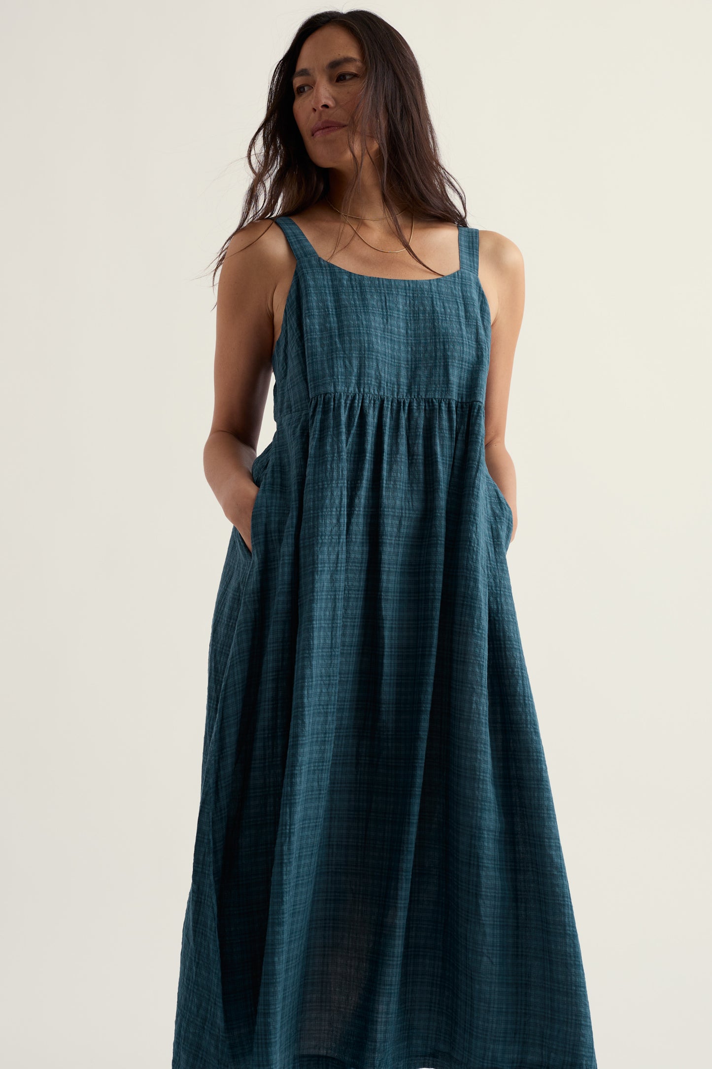 Vestito Midi Laity a Linea Impero