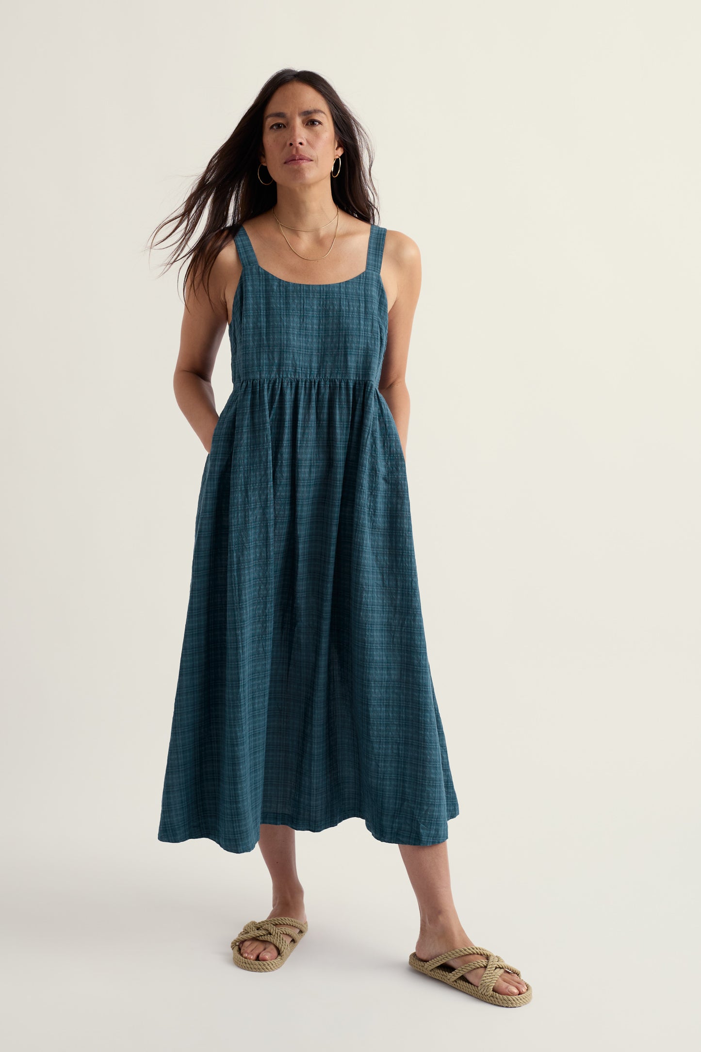 Vestito Midi Laity a Linea Impero