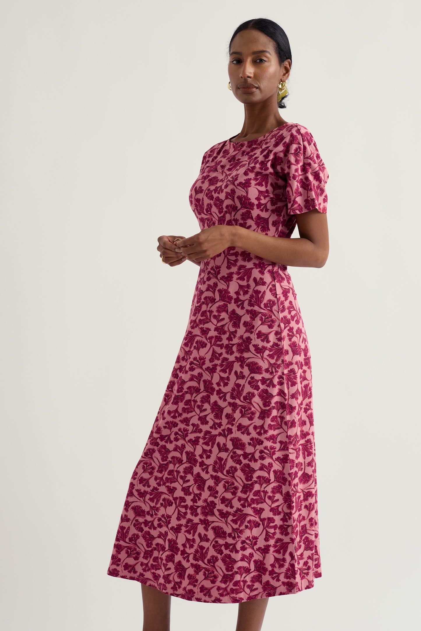 Abito midi in jersey Mirva  