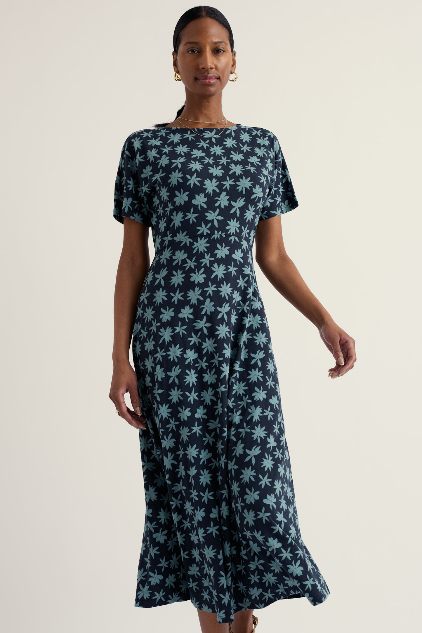 Abito midi in jersey Mirva  