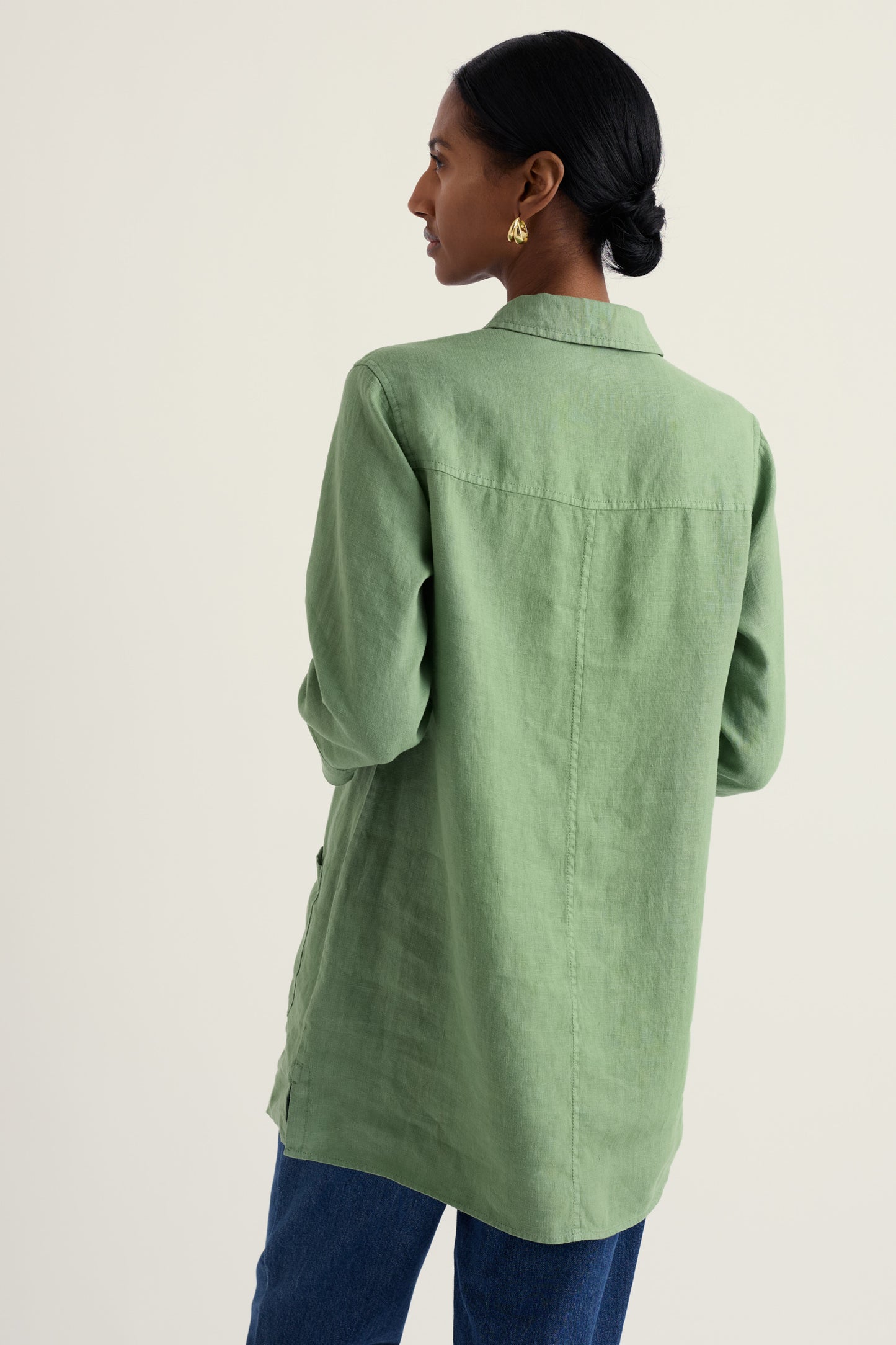Camicia in lino Artist's Journey