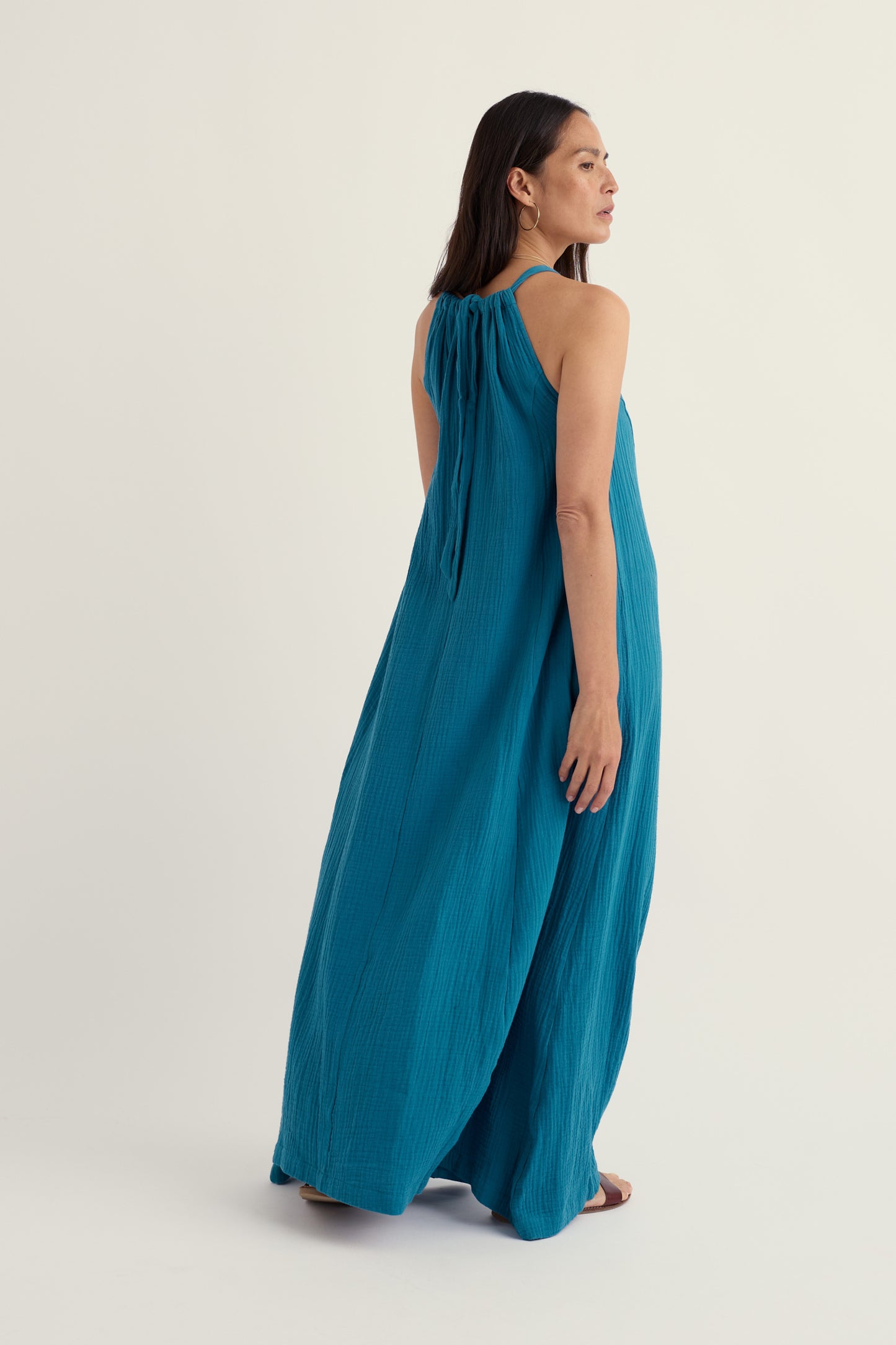 Robe Belowda en double gaze de coton biologique certifié GOTS