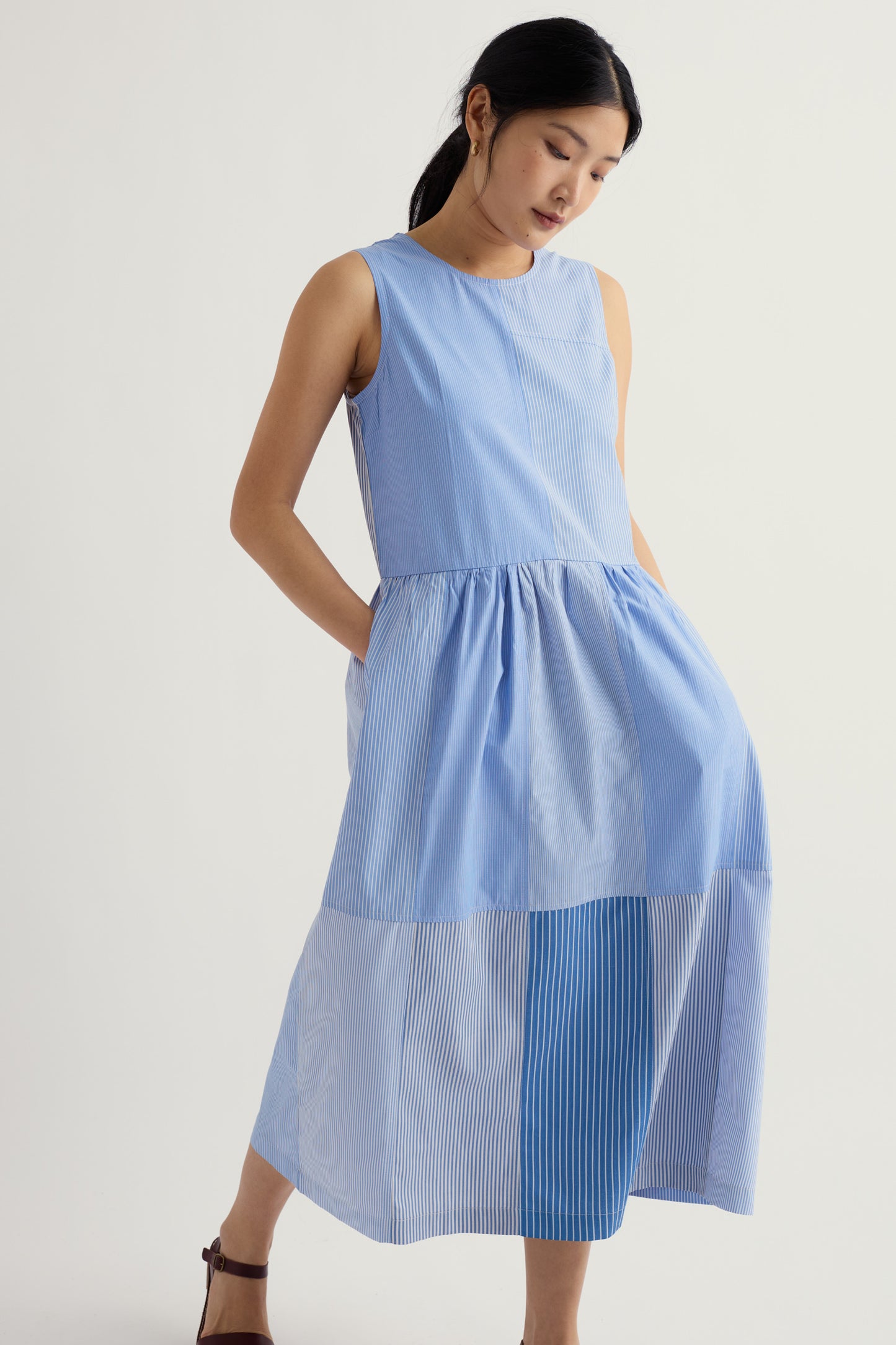 Robe blouse sans manches Beyond Retro
