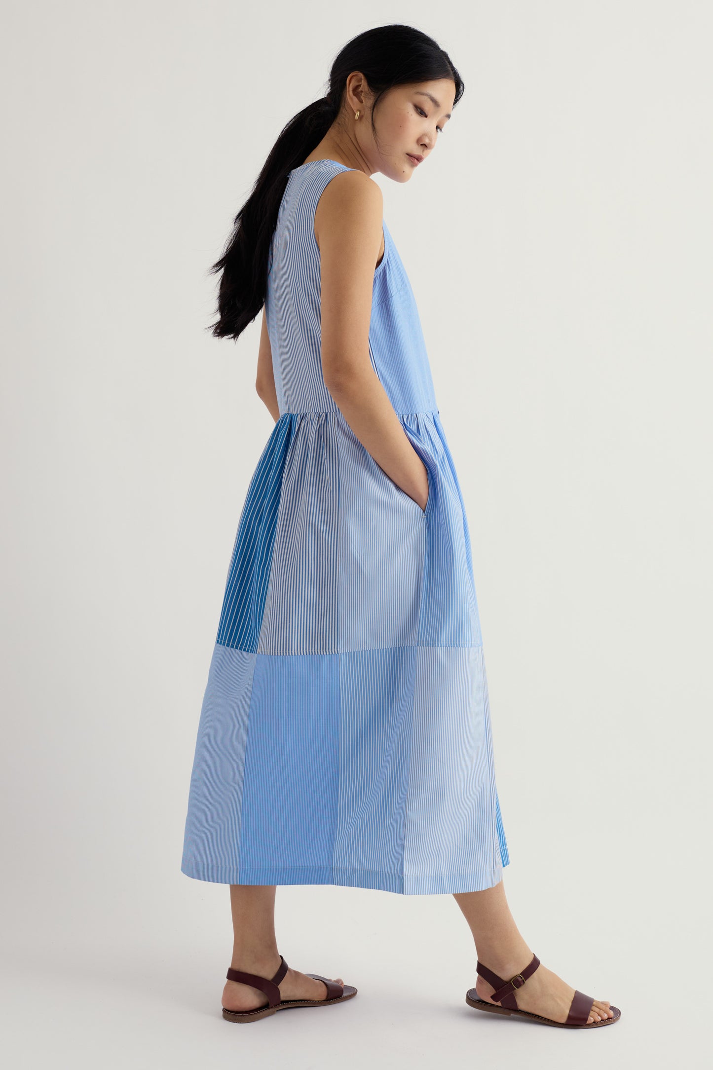 Robe blouse sans manches Beyond Retro