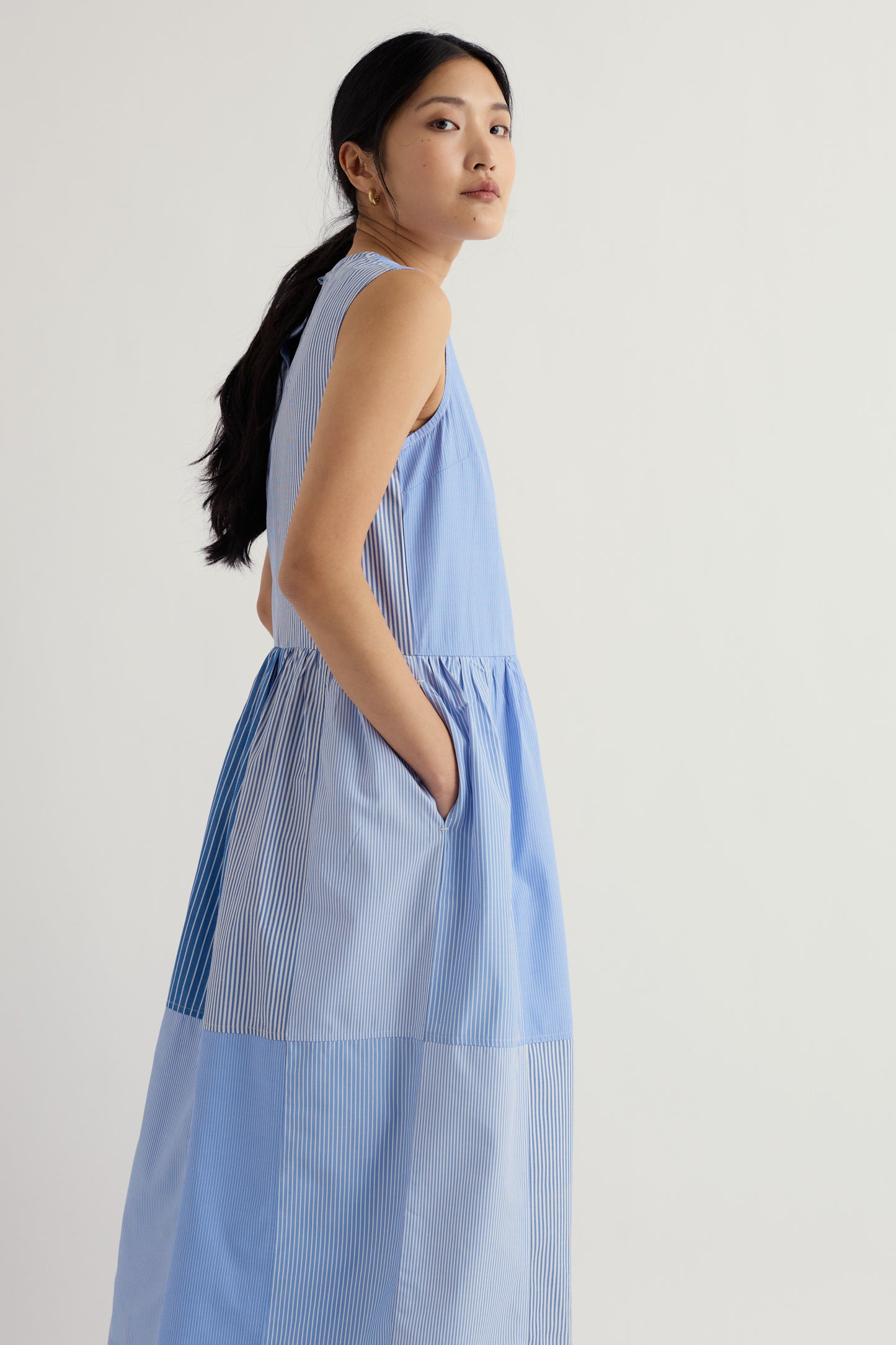 Robe blouse sans manches Beyond Retro