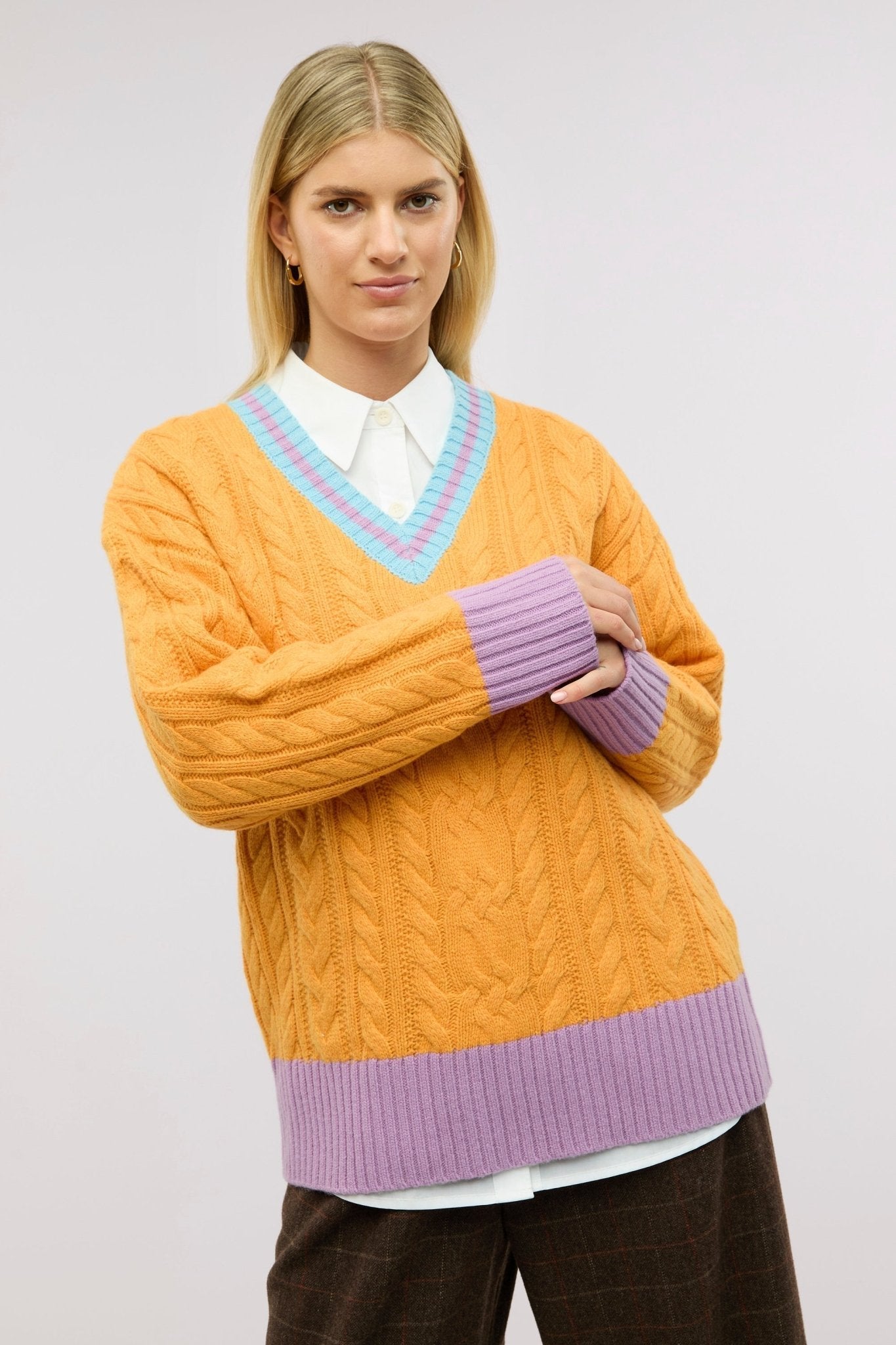 Maglione Halcyon a Treccia